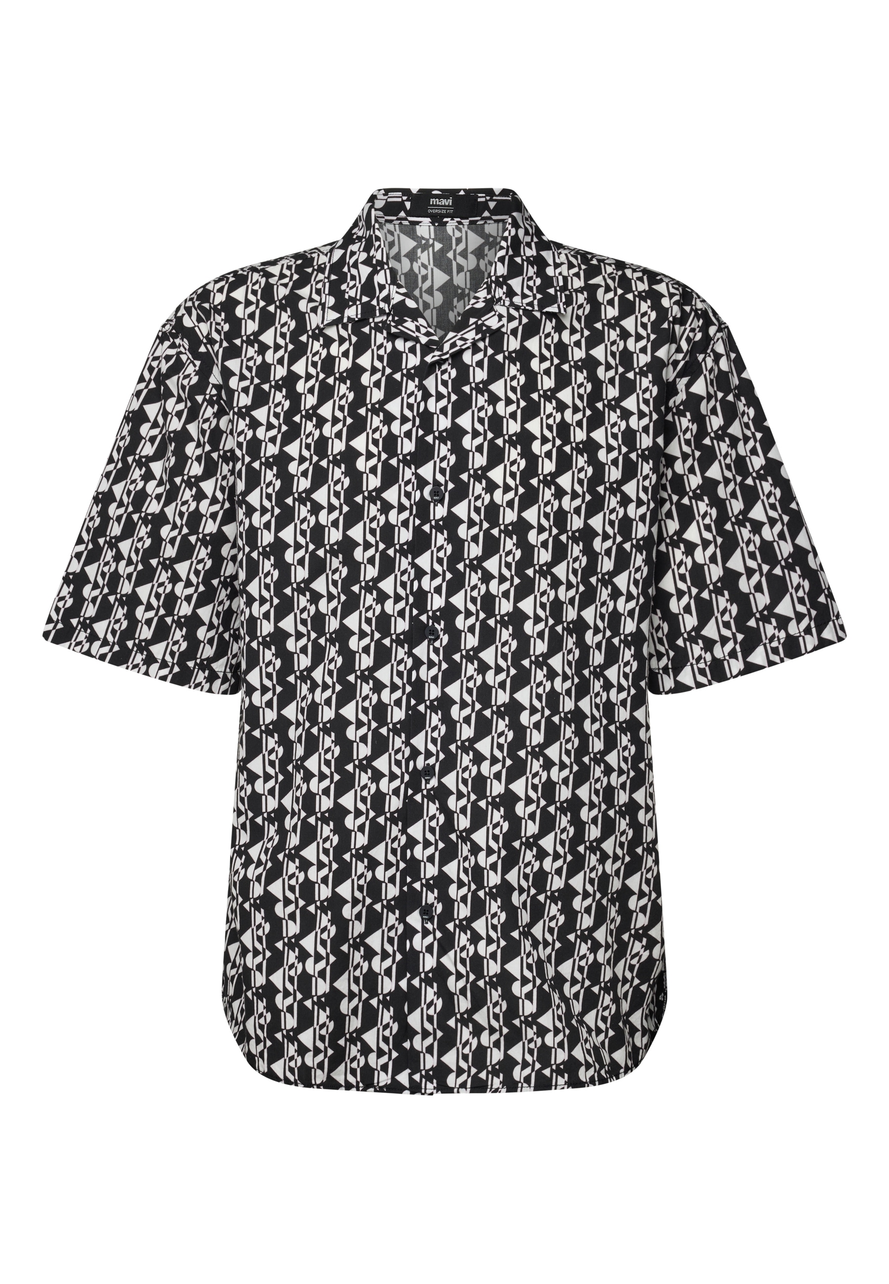 Mavi Langarmhemd »PRINTED SHIRT«, Kurzarmhemd