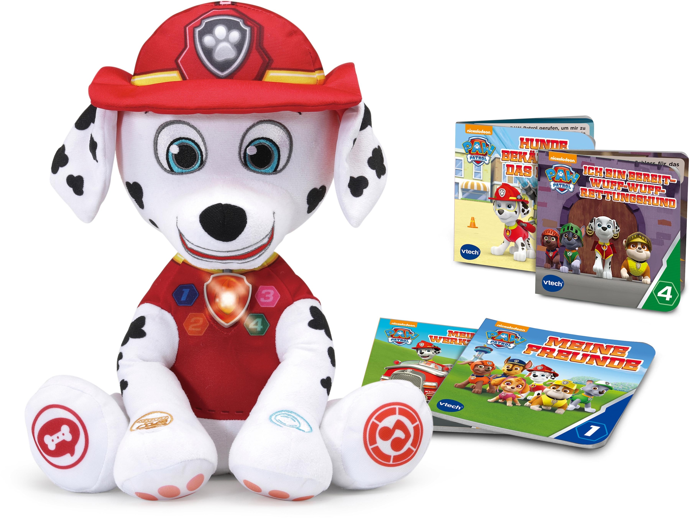 Plüschfigur »PAW Patrol, Marhall liest vor«