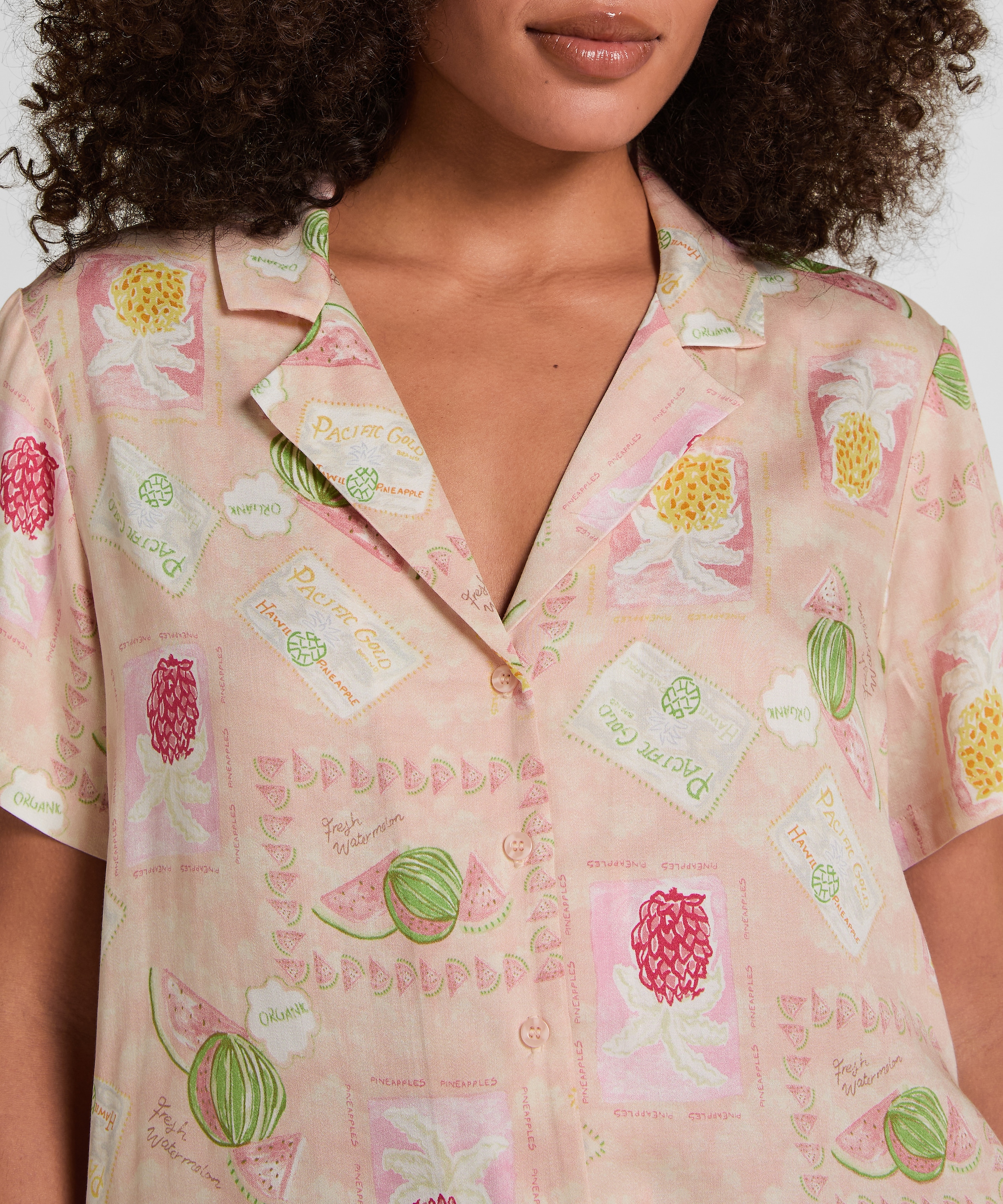 Hunkemöller Pyjama »Satinjacke«