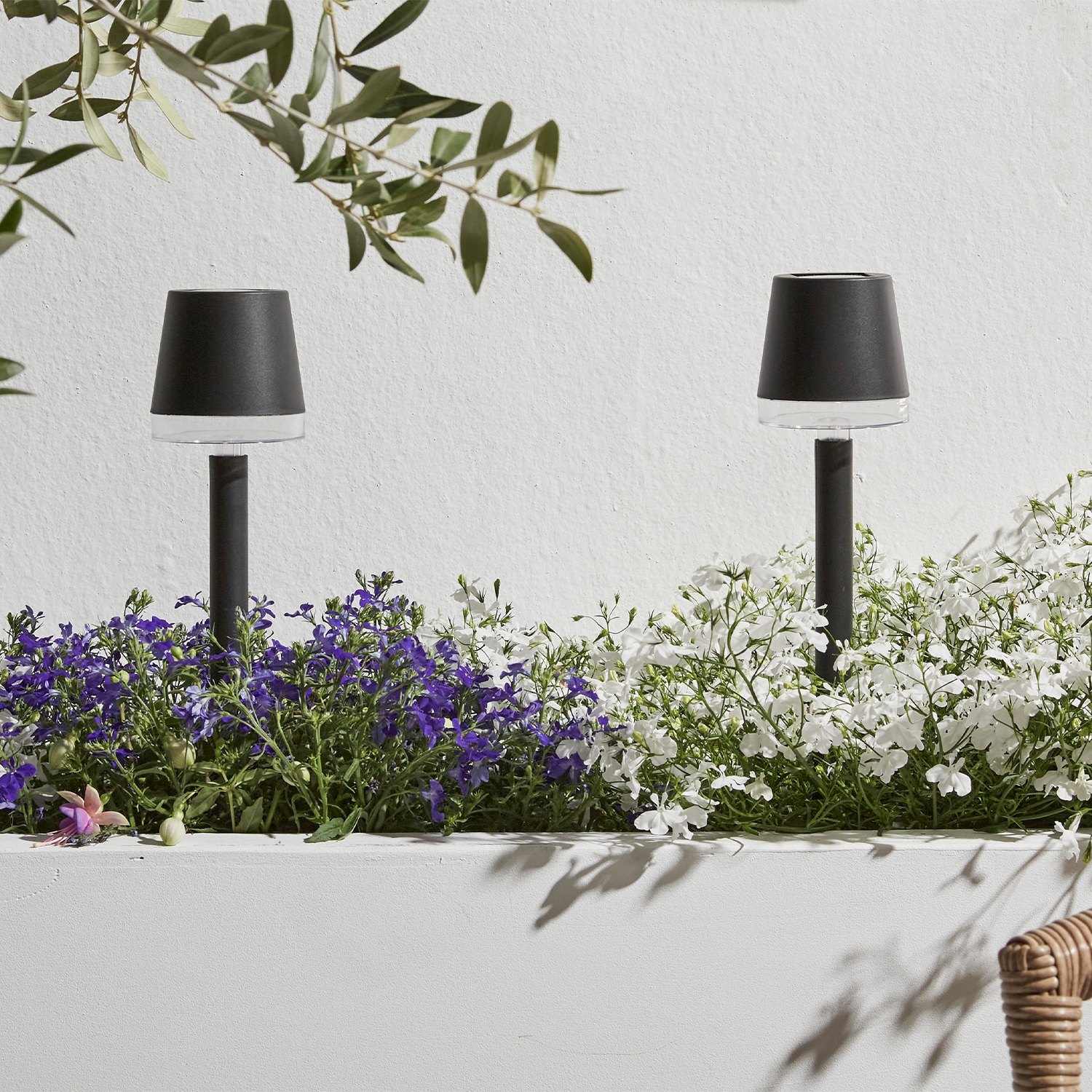 LUXFORM Gartenleuchte »Solar-Gartenlampe - Cala d'Or - 4 Stück«, Leuchtmittel LED-Modul | LED fest integriert, Solarbetrieben