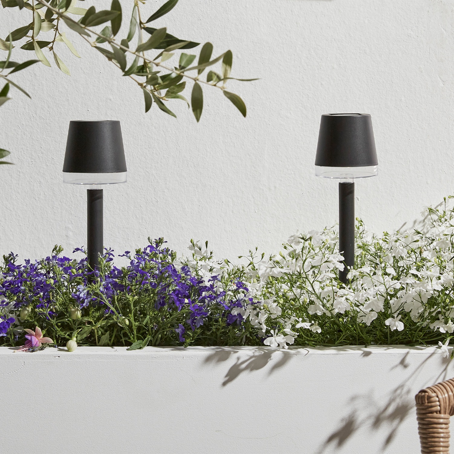LUXFORM Gartenleuchte "Solar-Gartenlampe - Cala dOr - 4 Stück" LED-Modul 4 günstig online kaufen