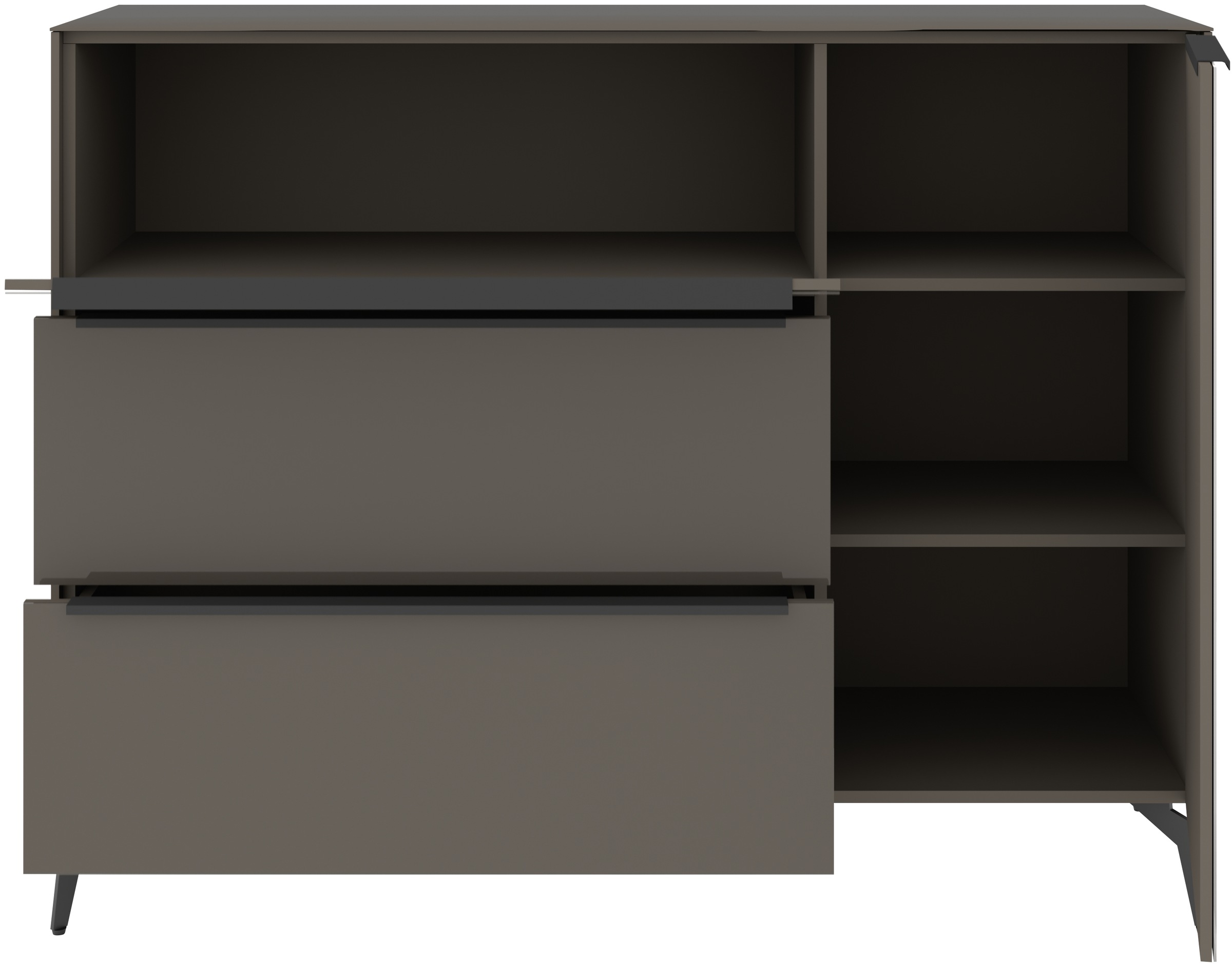 set one by Musterring Sideboard »Reno« 1 Stk. tlg. Mit Winkelfuß in diversen Farben, 109 cm Höhe & Farbauswahl