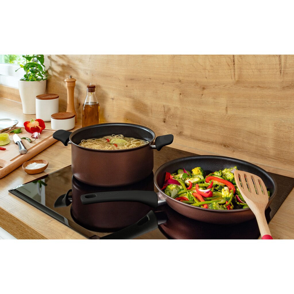 Tefal Bratpfanne »Resource«, Aluminium, (1 tlg.)