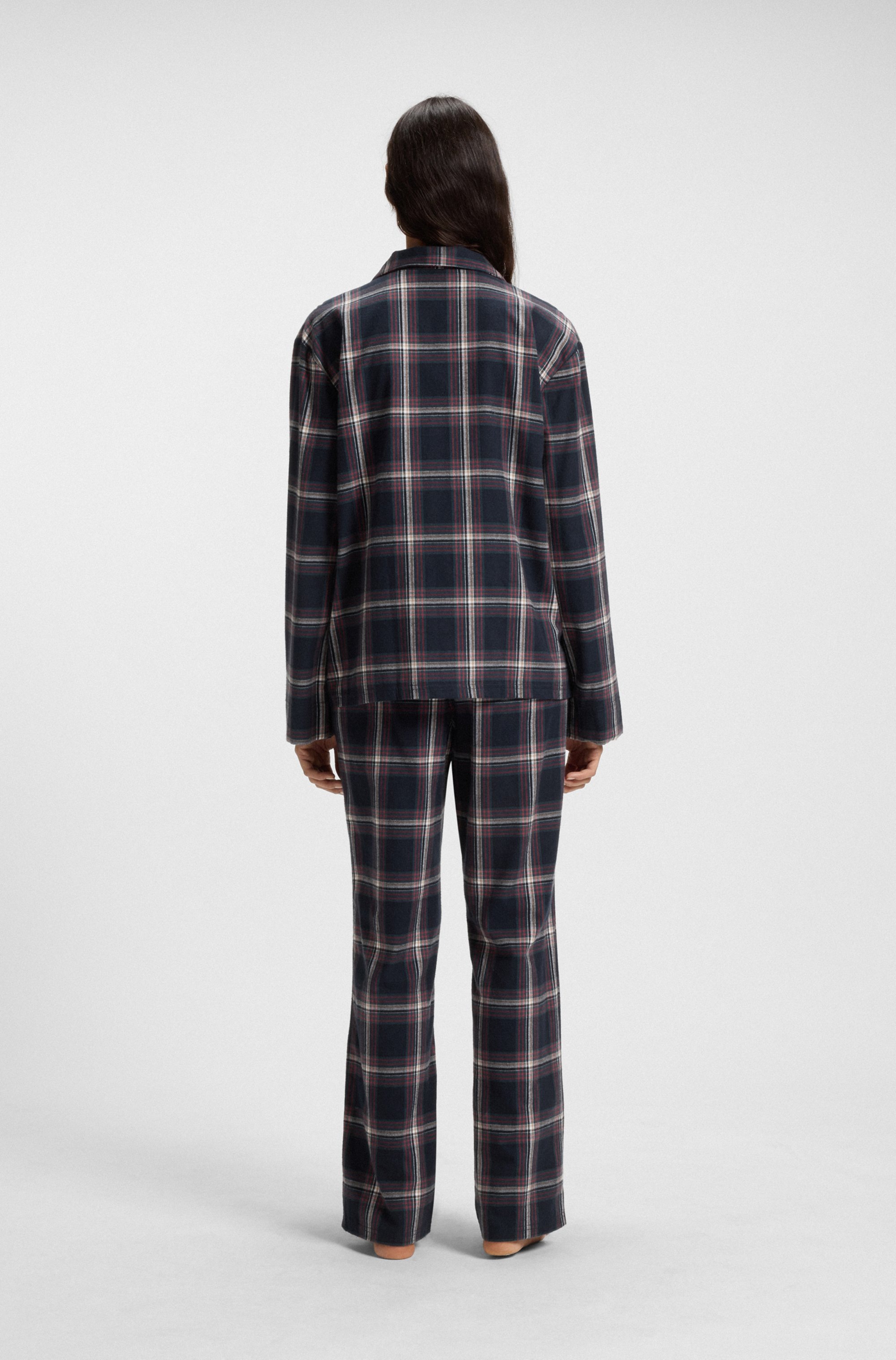 BOSS Pyjama "Holiday Long Set", kariert, normale Passform günstig online kaufen