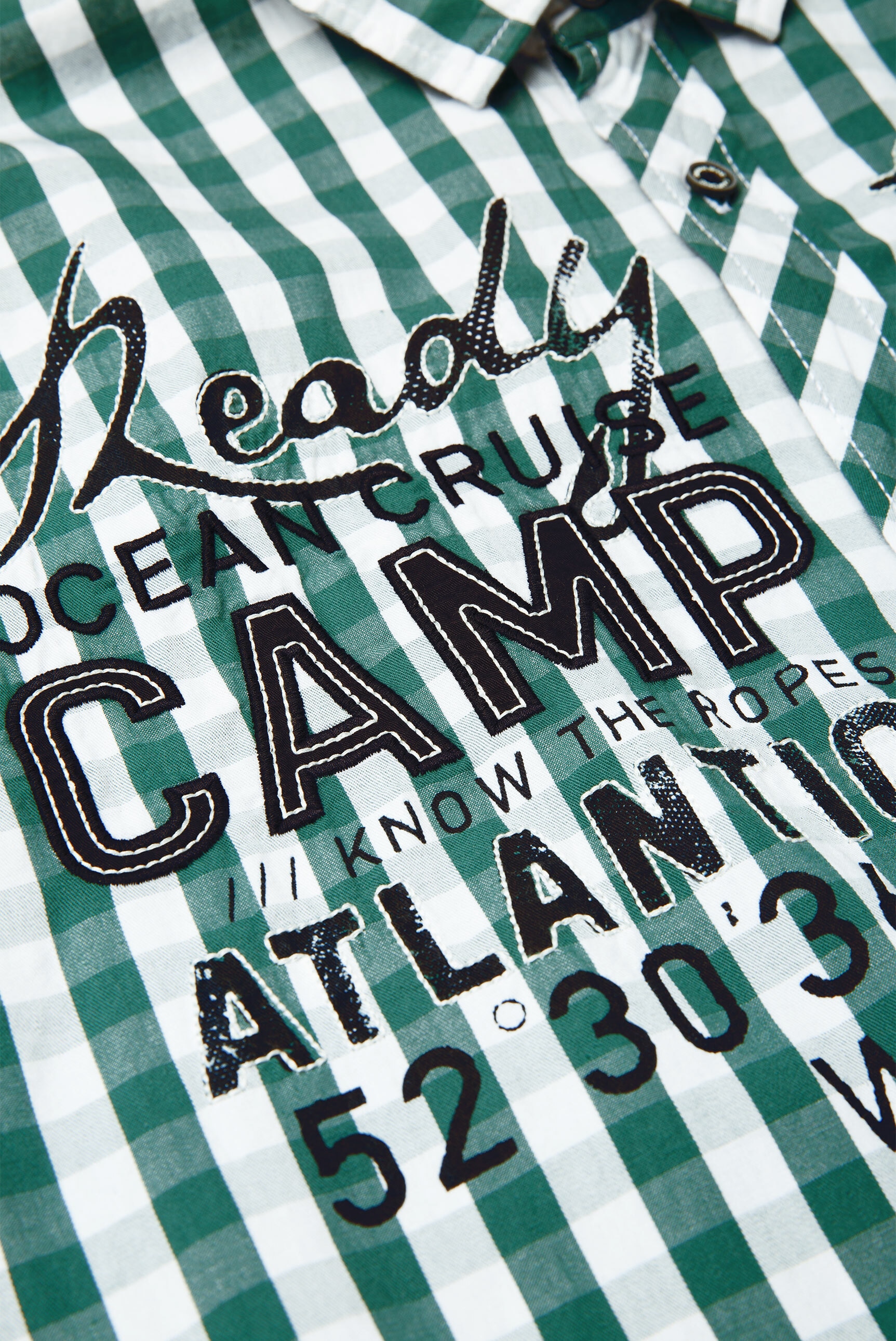 CAMP DAVID Kurzarmhemd, mit Print