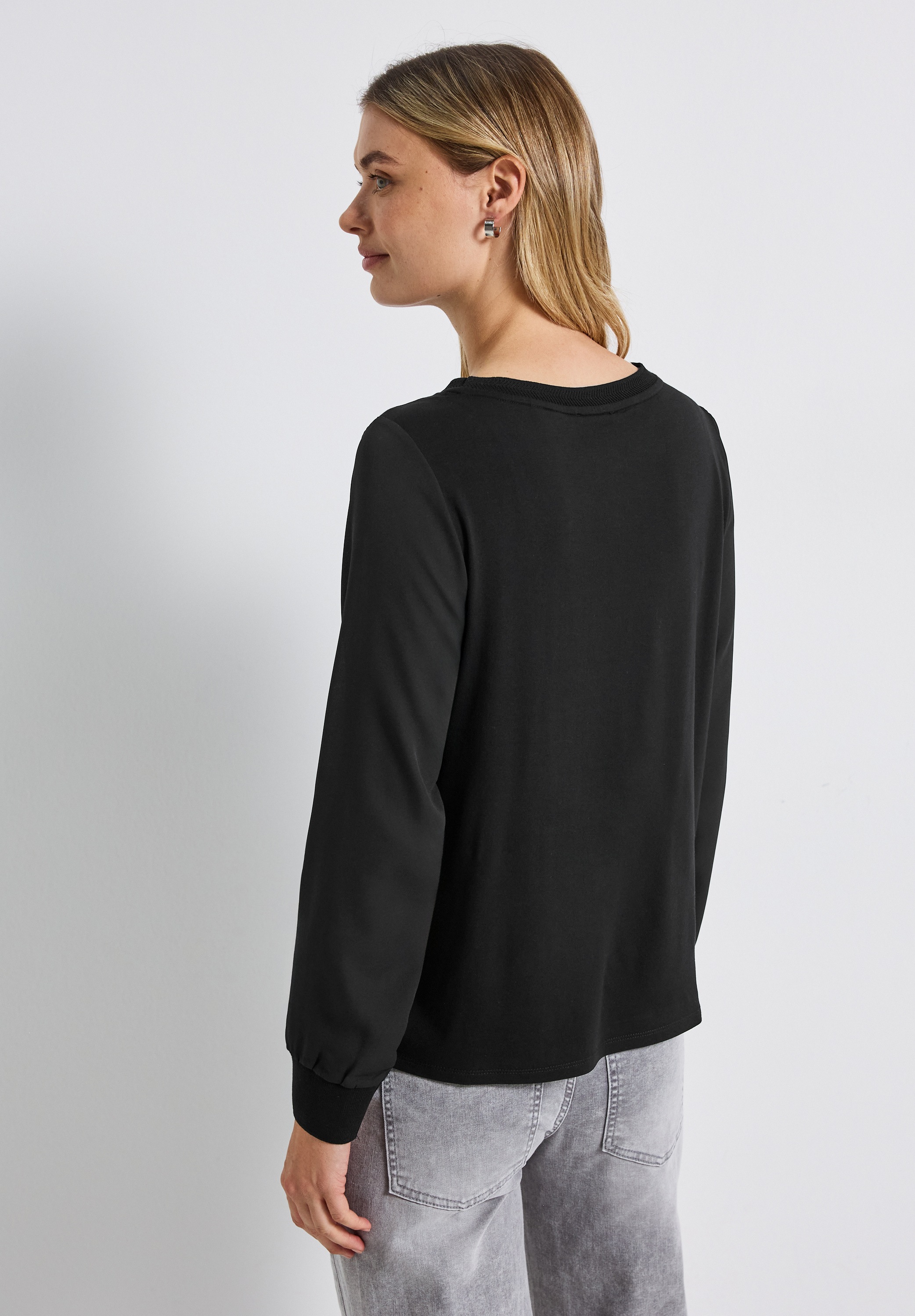 STREET ONE Langarmshirt, mit U-Boot-Ausschnitt günstig online kaufen