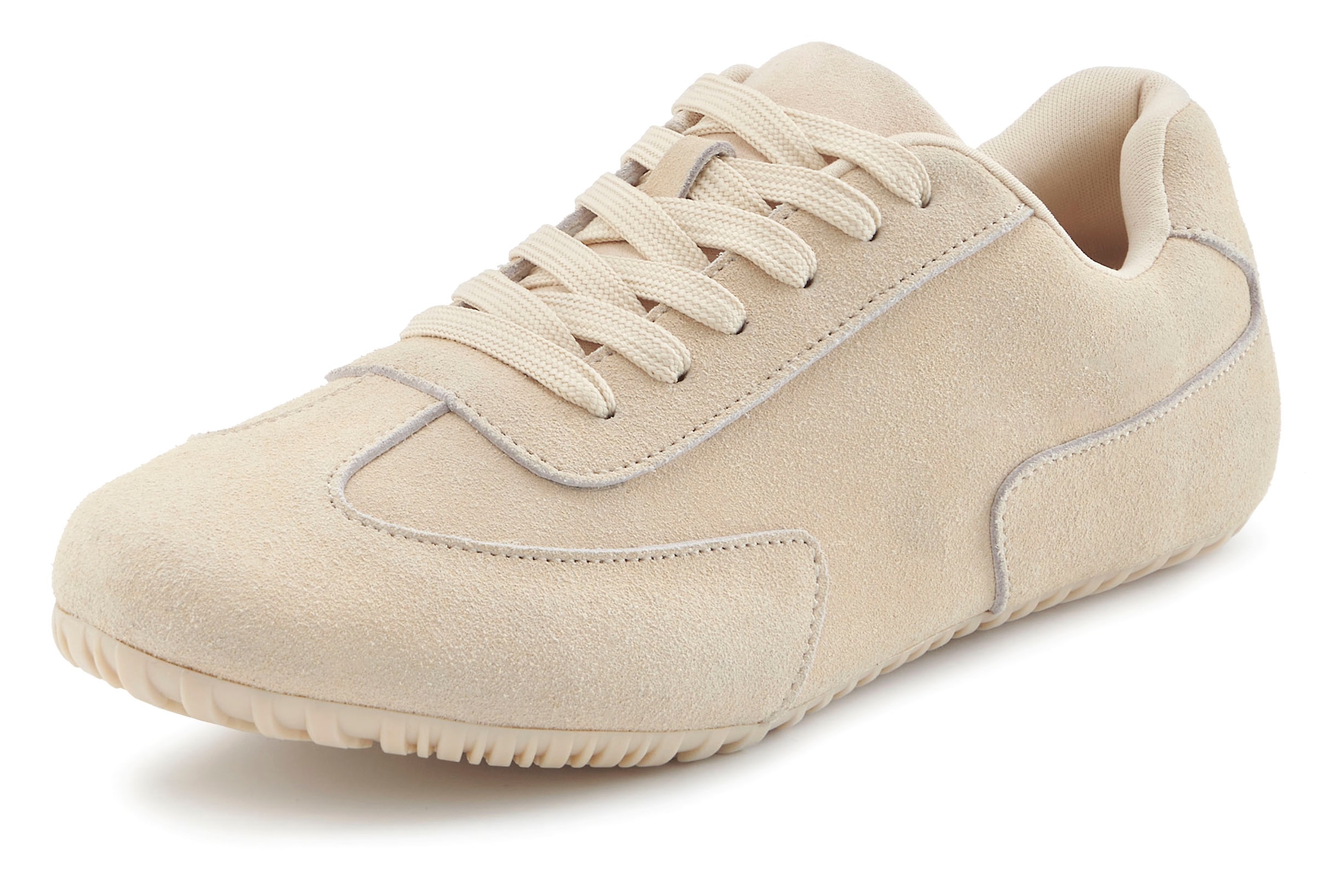 Vivance Sneaker »Schnürhalbschuh, Freizeitschuh,«, aus Leder ultraleicht