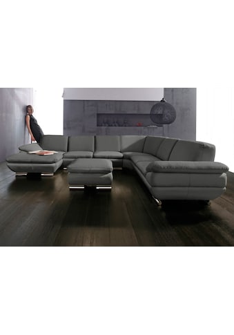 CALIA ITALIA Sofa »Glamour« iš Leder Recamiere pato...