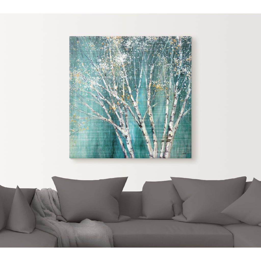 Artland Wandbild »Blaue Birke«, Bäume, (1 St.), als Leinwandbild, Poster, Wandaufkleber in verschied. Größen