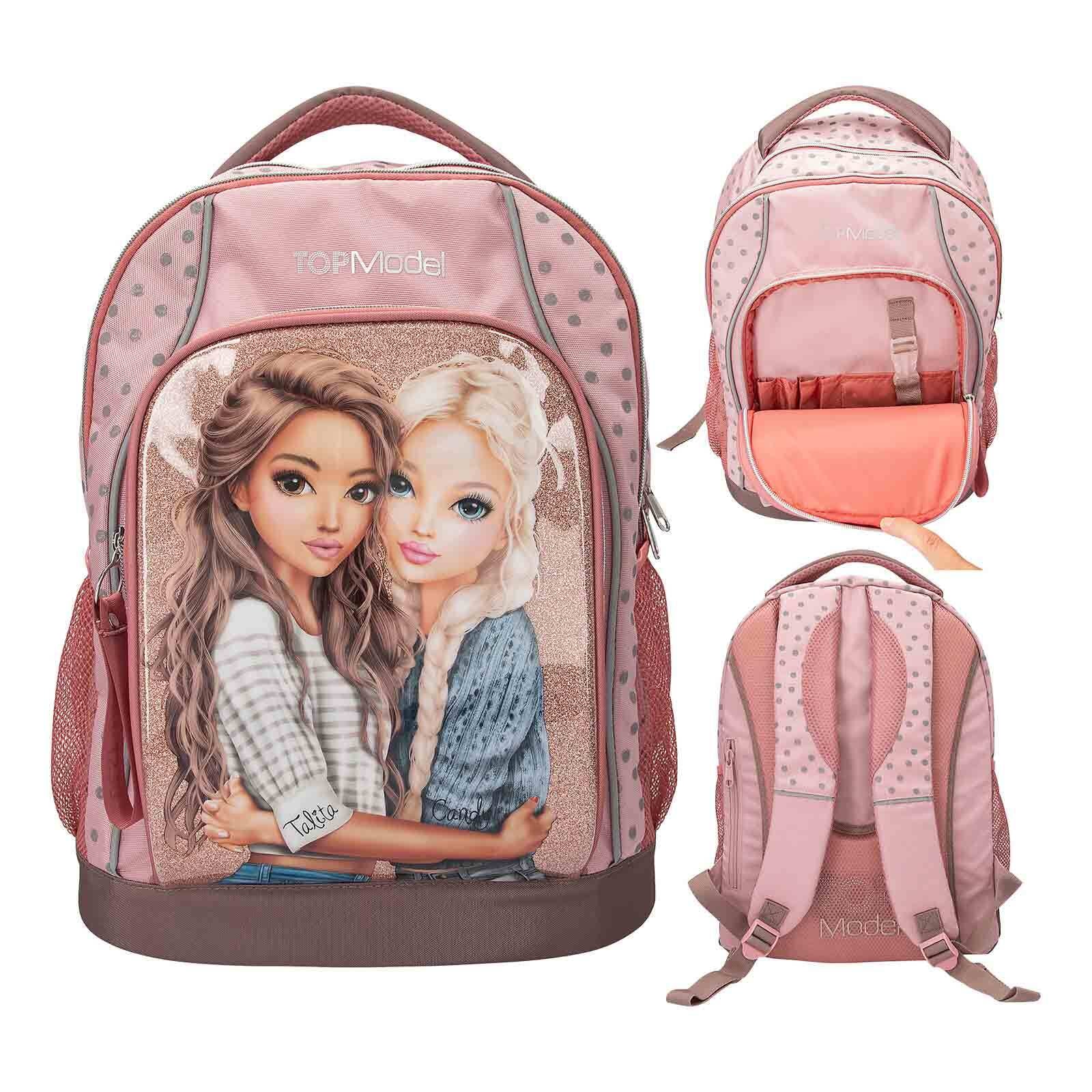 Depesche Rucksack »Schulrucksack DOTS TOPModel 19 x 30 x 40 cm rosa«