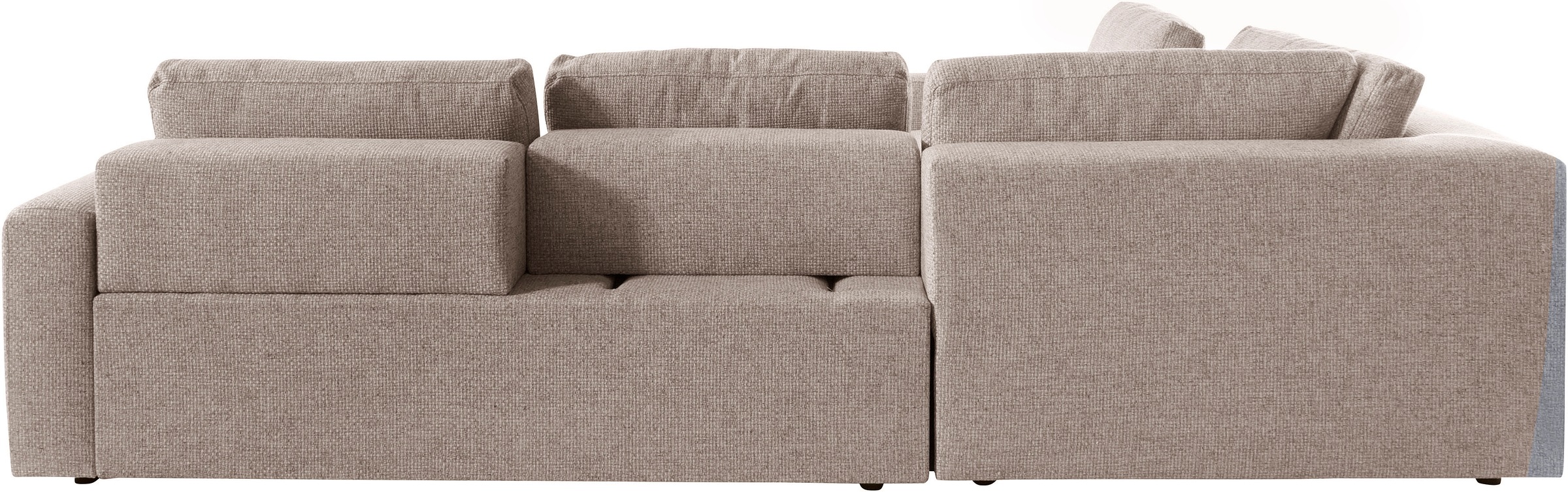Places of Style Ecksofa »Bloomfield, L-Form«, extra tiefe Sitzfläche, wahlweise mit Sitztiefenverstellung