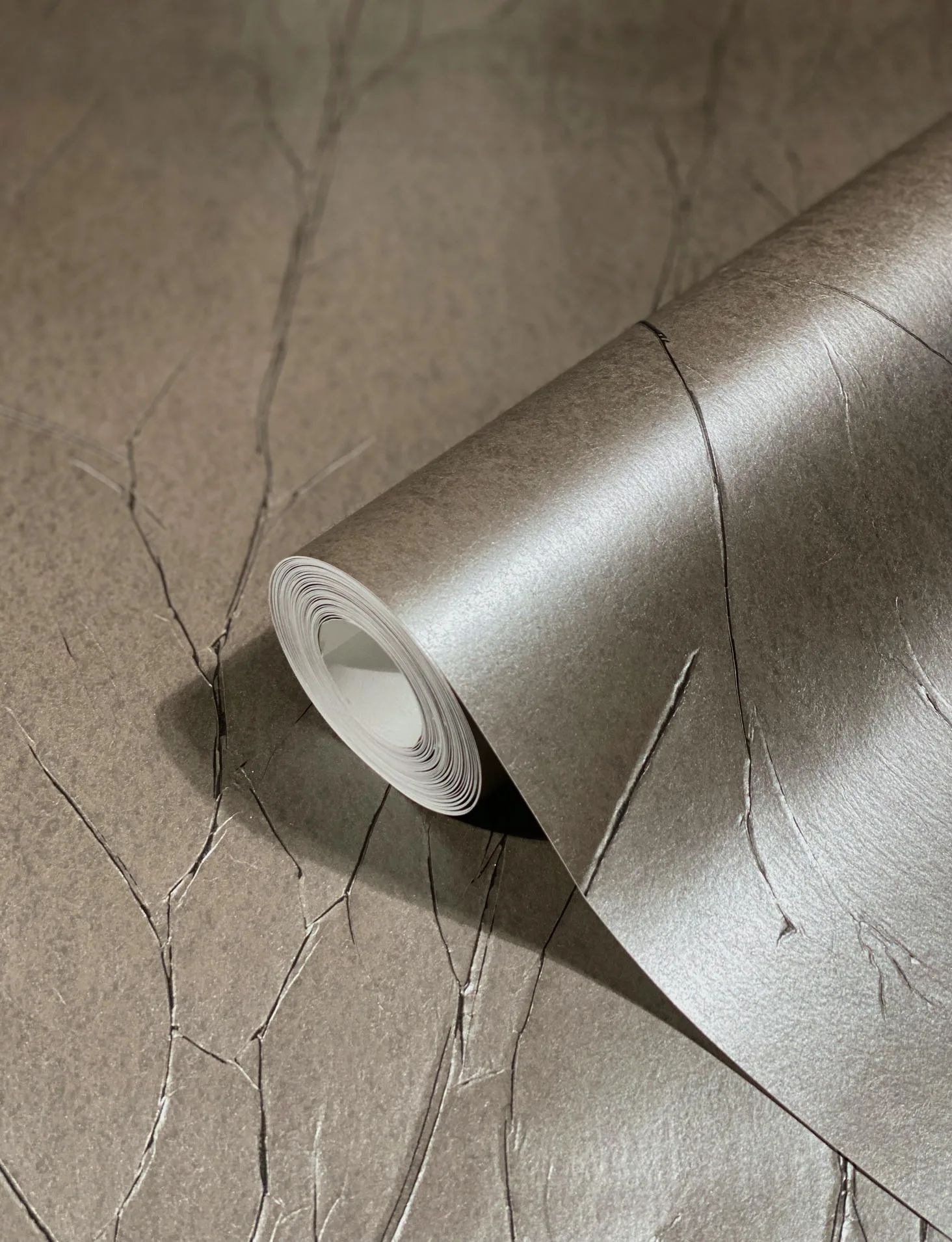 Marburg Vliestapete »Tapete Crushed Pattern«, Crushoptik, moderne Vliestapete für Wohnzimmer Schlafzimmer Küche