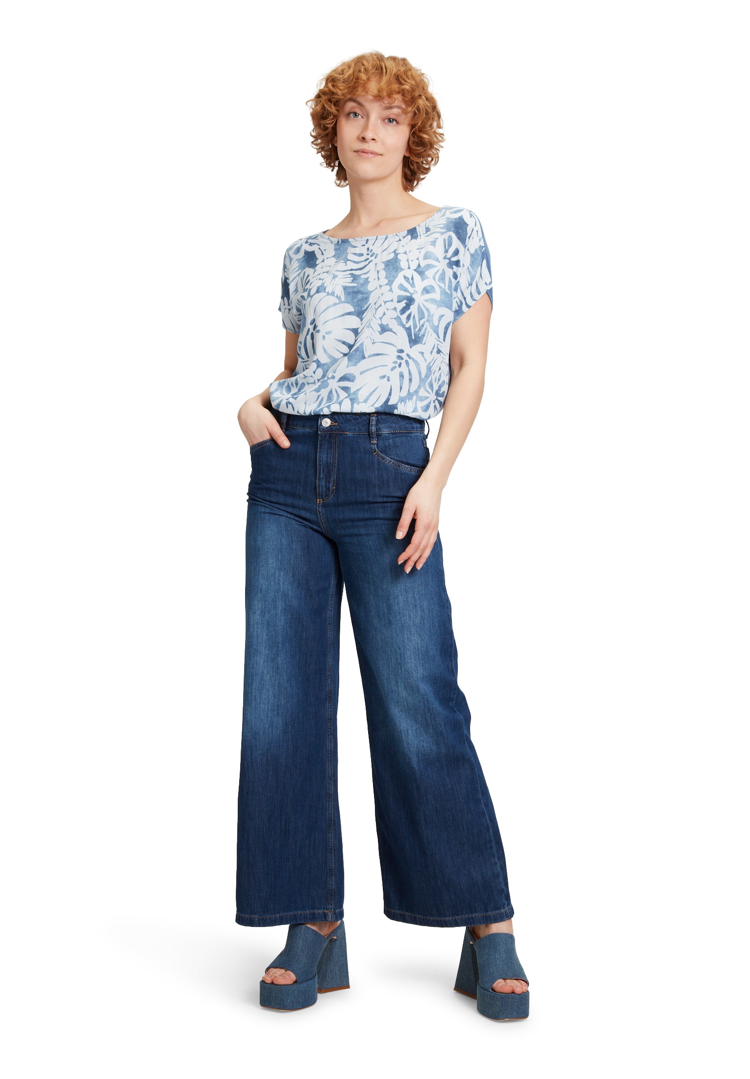 Cartoon Kurzarmshirt »Cartoon Casual-Shirt mit Print«, (1 tlg.), Muster