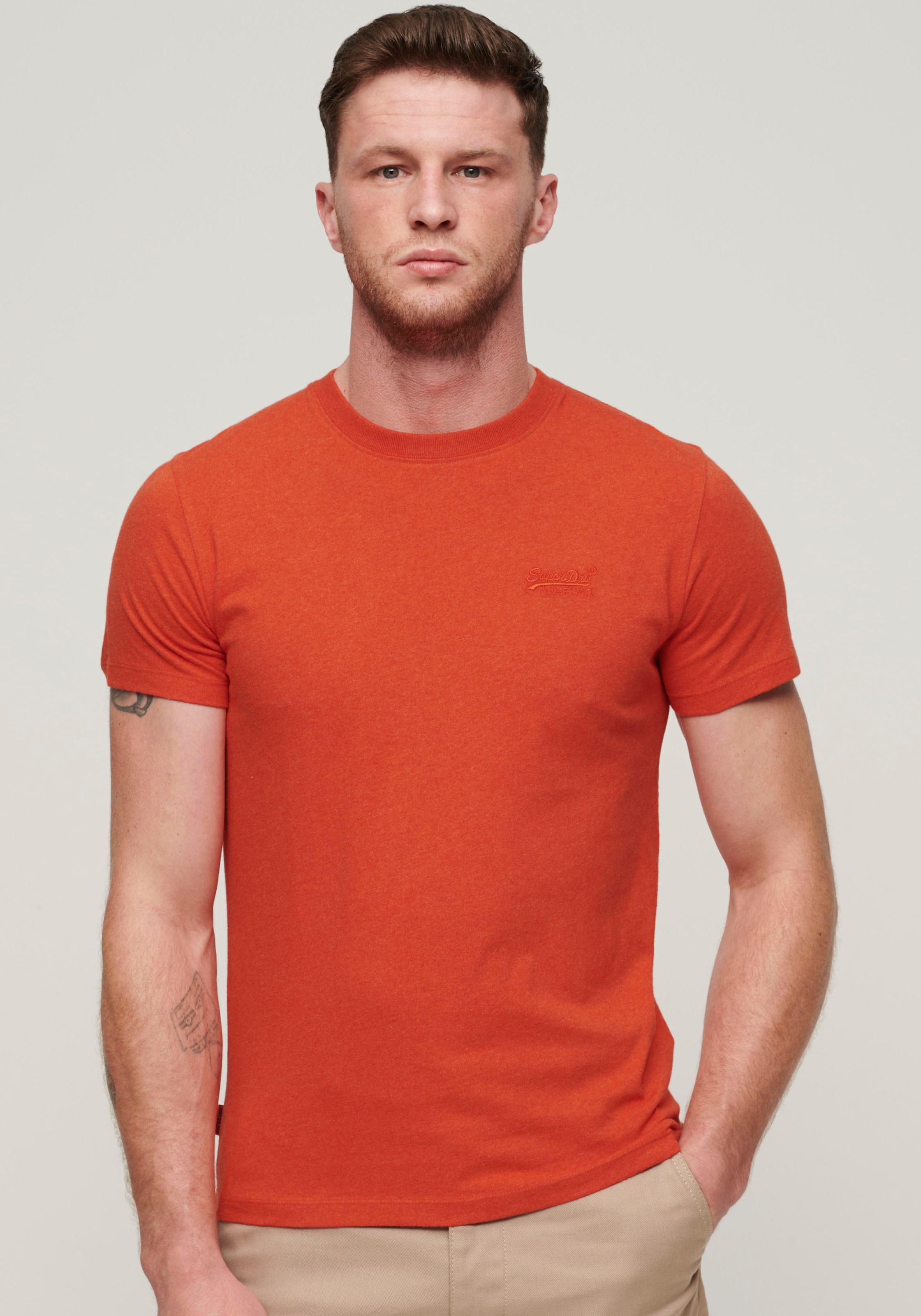 Superdry Rundhalsshirt "Organic Cotton Essential Logo T-Shirt"