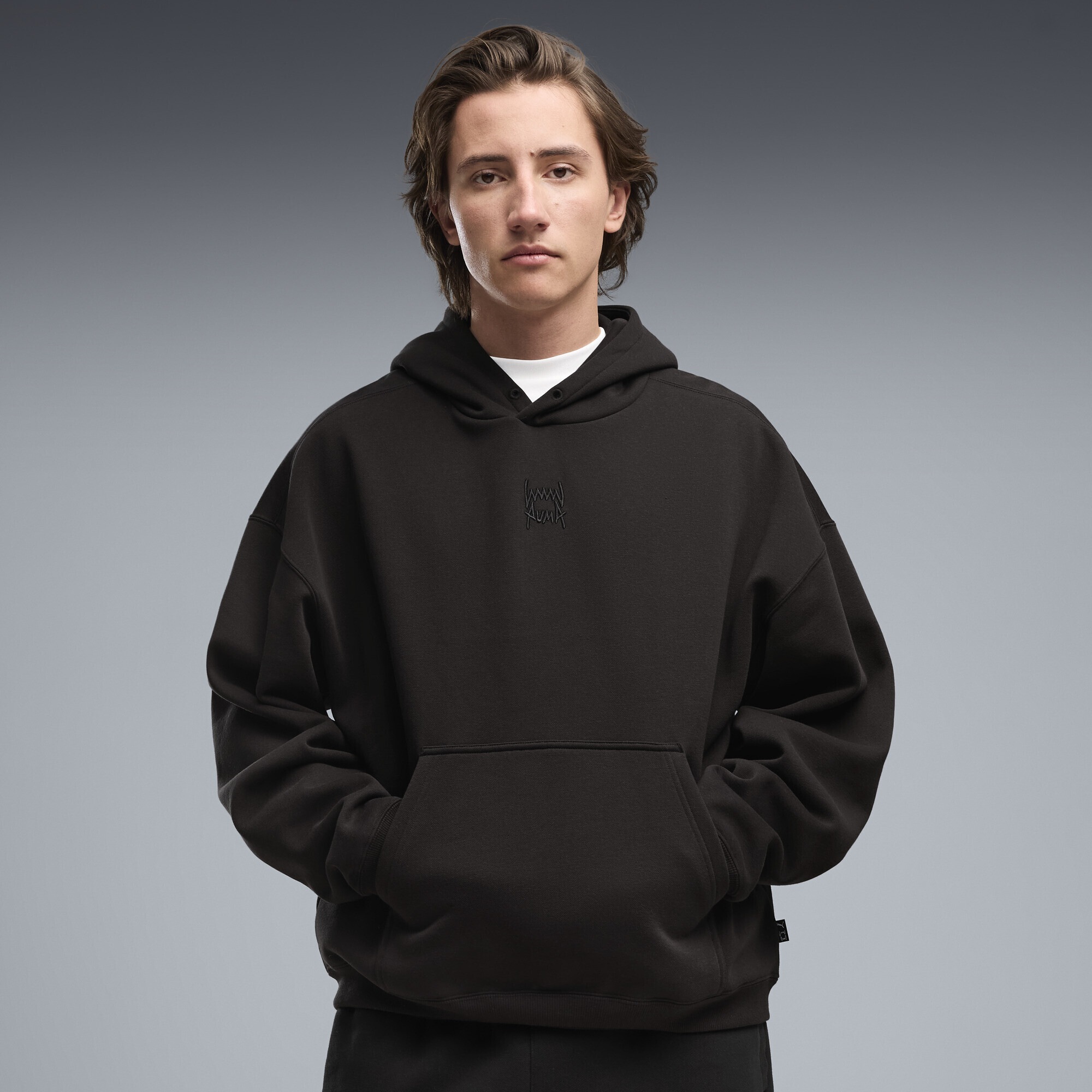 PUMA Hoodie »Funtals Fleece Relaxed Basketballhoodie Herren«
