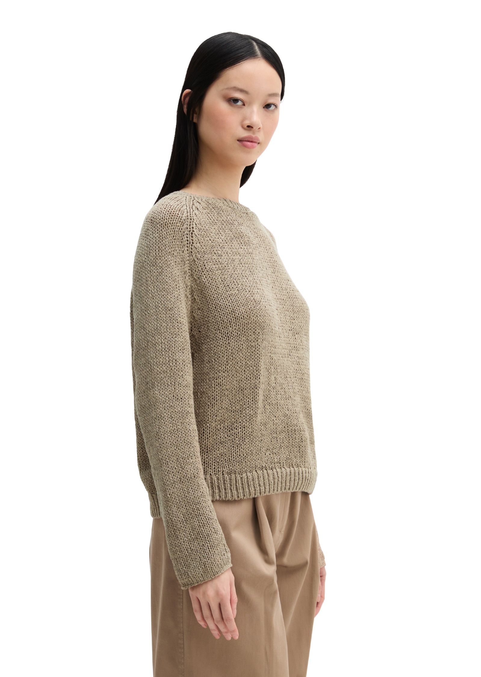 Marc O'Polo Strickpullover »aus Bändchengarn«