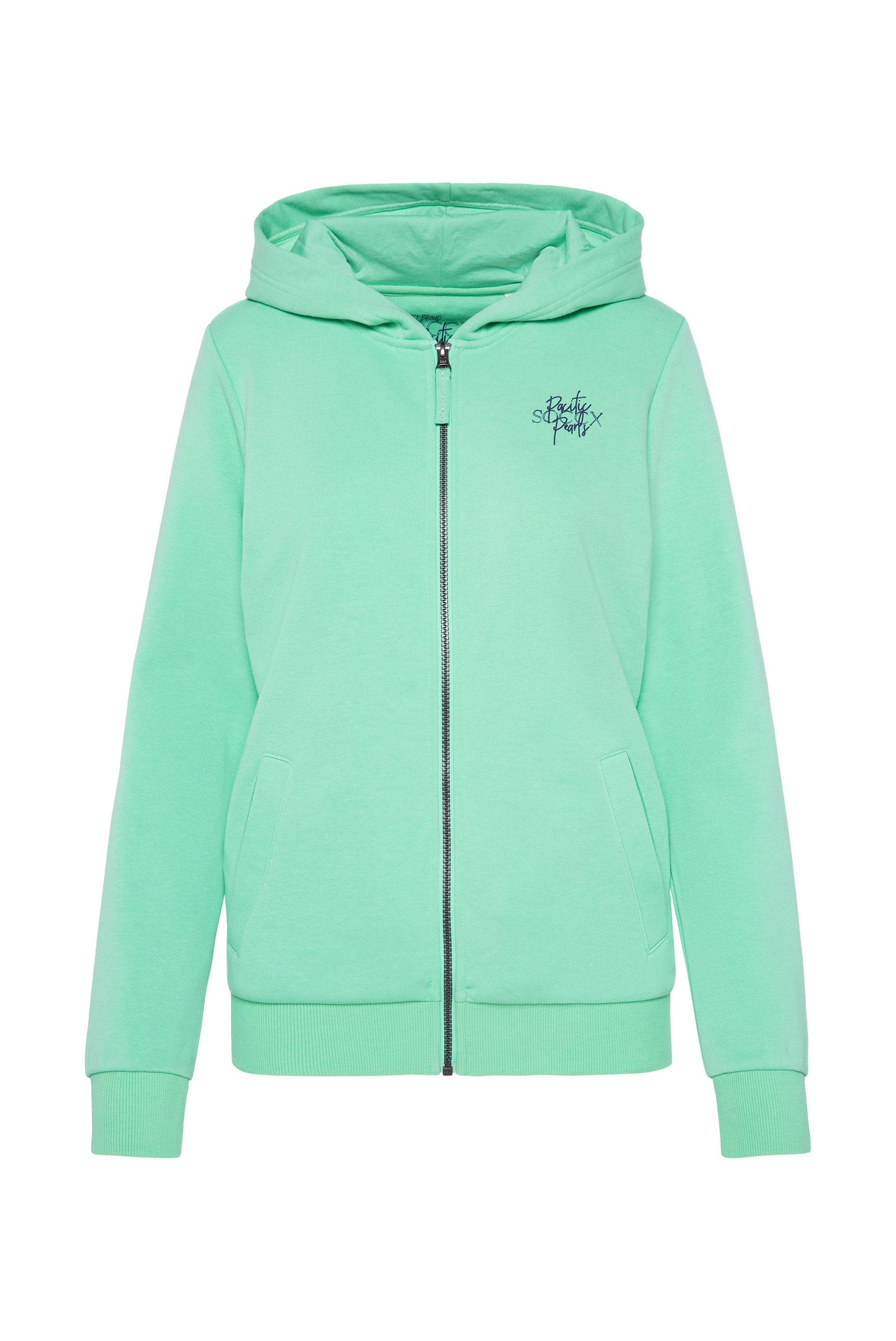 SOCCX Kapuzensweatjacke, mit Rücken-Print