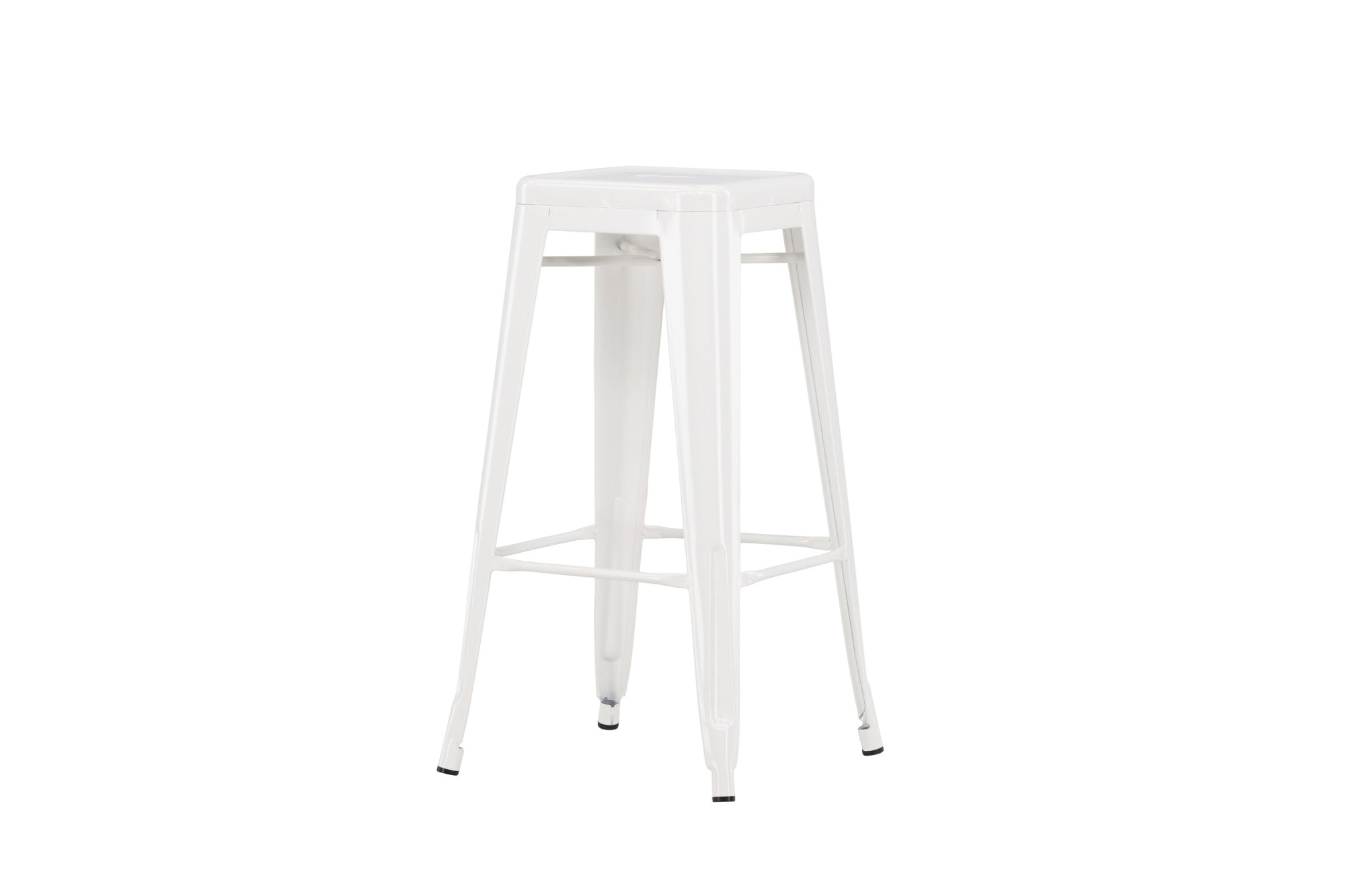 Venture Home Barhocker "Tempe, schlanker Barhocker in Beige, hohe Sitzfläche, 136 kg" Tresenstuhl, Stahlrahmen, Fußstütze, ausgestellte Beine, schlicht
