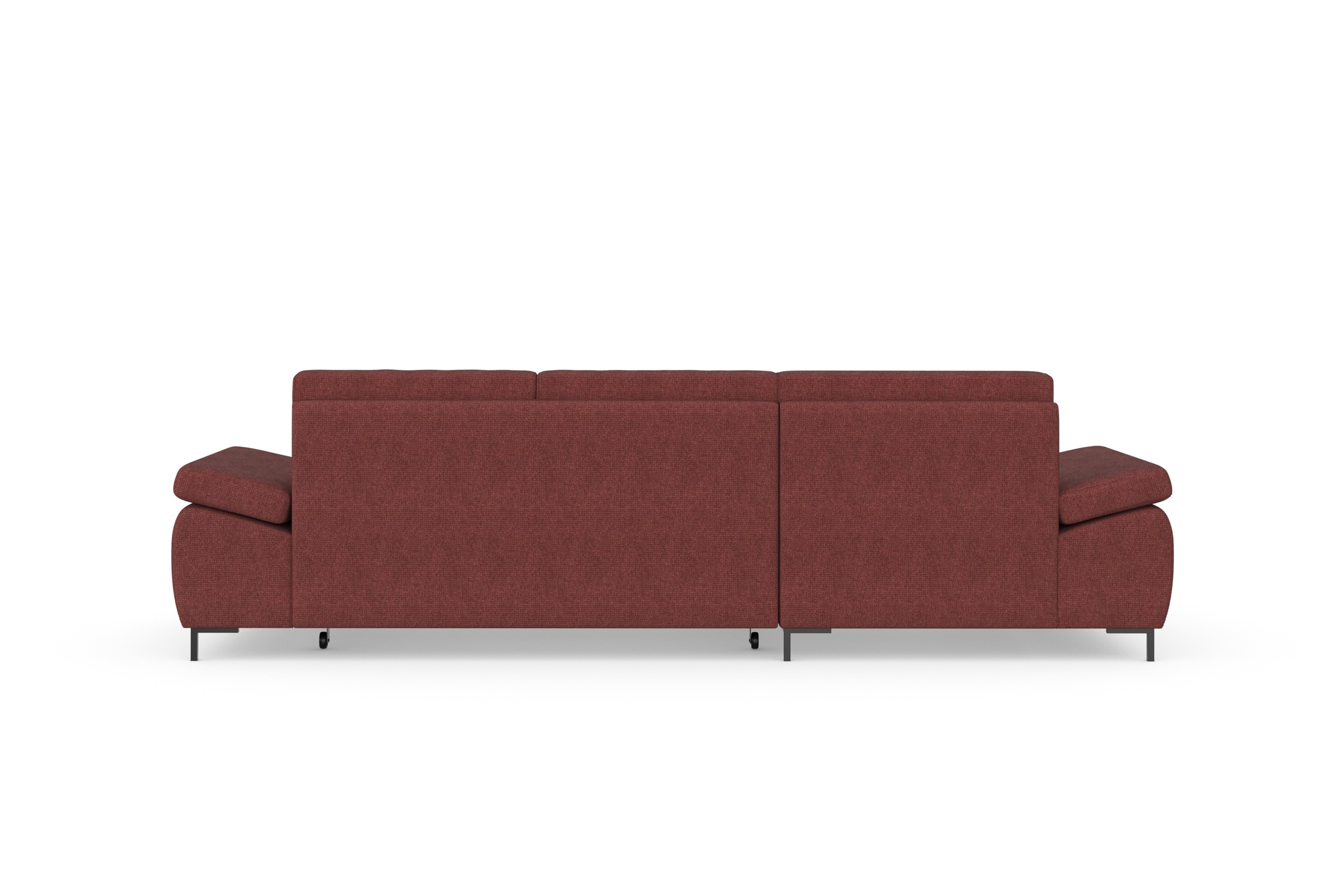 DOMO collection Ecksofa »Capelo L-Form«, mit Armteilverstellung, wahlweise mit Bettfunktion, Federkern