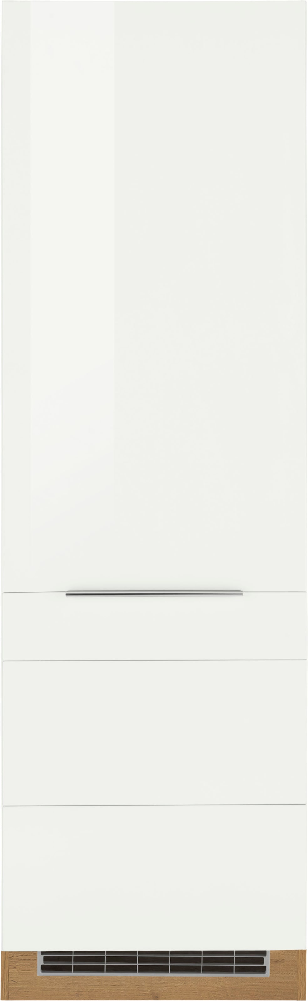 KOCHSTATION Kühlumbauschrank »KS-Brindisi«, 60 cm breit, 200 cm hoch, hochwertige MDF Fronten