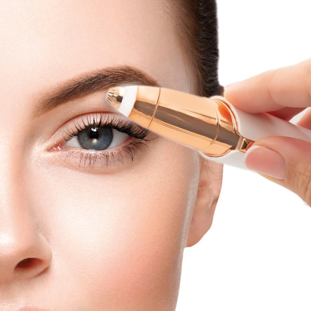 MediaShop Elektrogesichtshaarentferner »ROXY Perfect Brows«, 2 St. Aufsätze,  2in1 für Augenbrauen und Gesichtshaare per Raten | BAUR