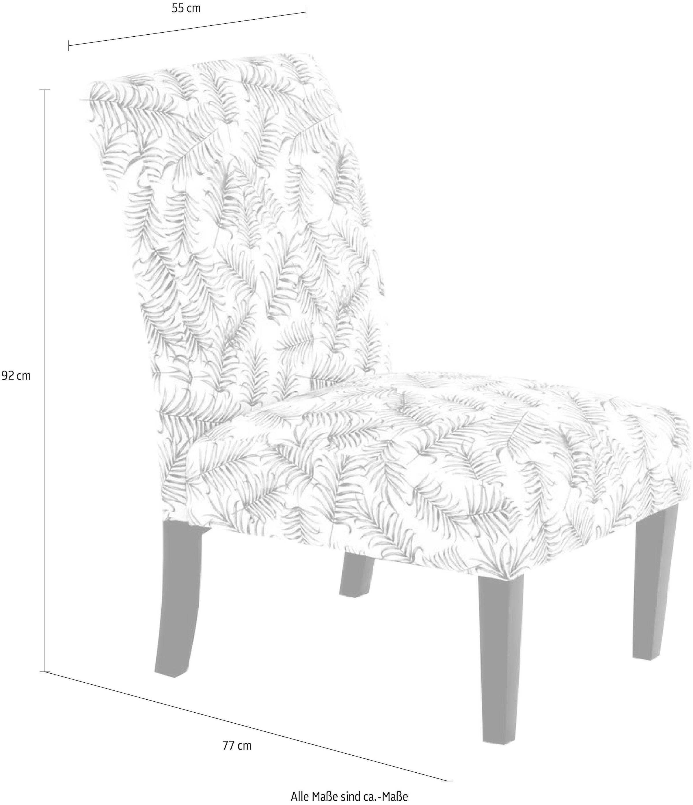 Kayoom Stuhl »Indira 110, mit gepolsterter Sitzfläche und Rückenlehne« () 1 Stk.stilvoll, modern, ideal für moderne Einrichtungen