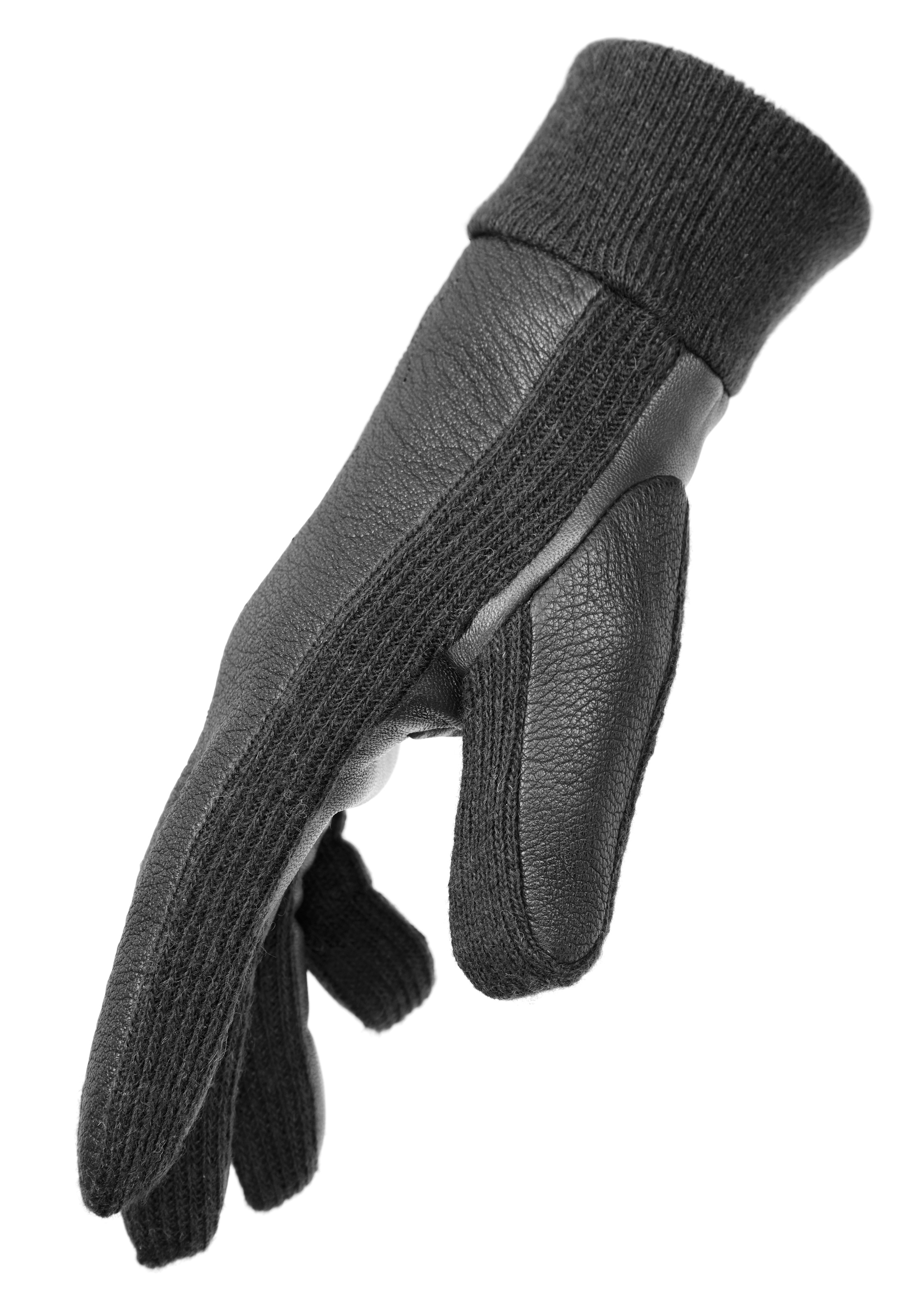 PEARLWOOD Strickhandschuhe »NICK«, (1 Paar), weiches Fleecefutter, Elastischer Strickbund