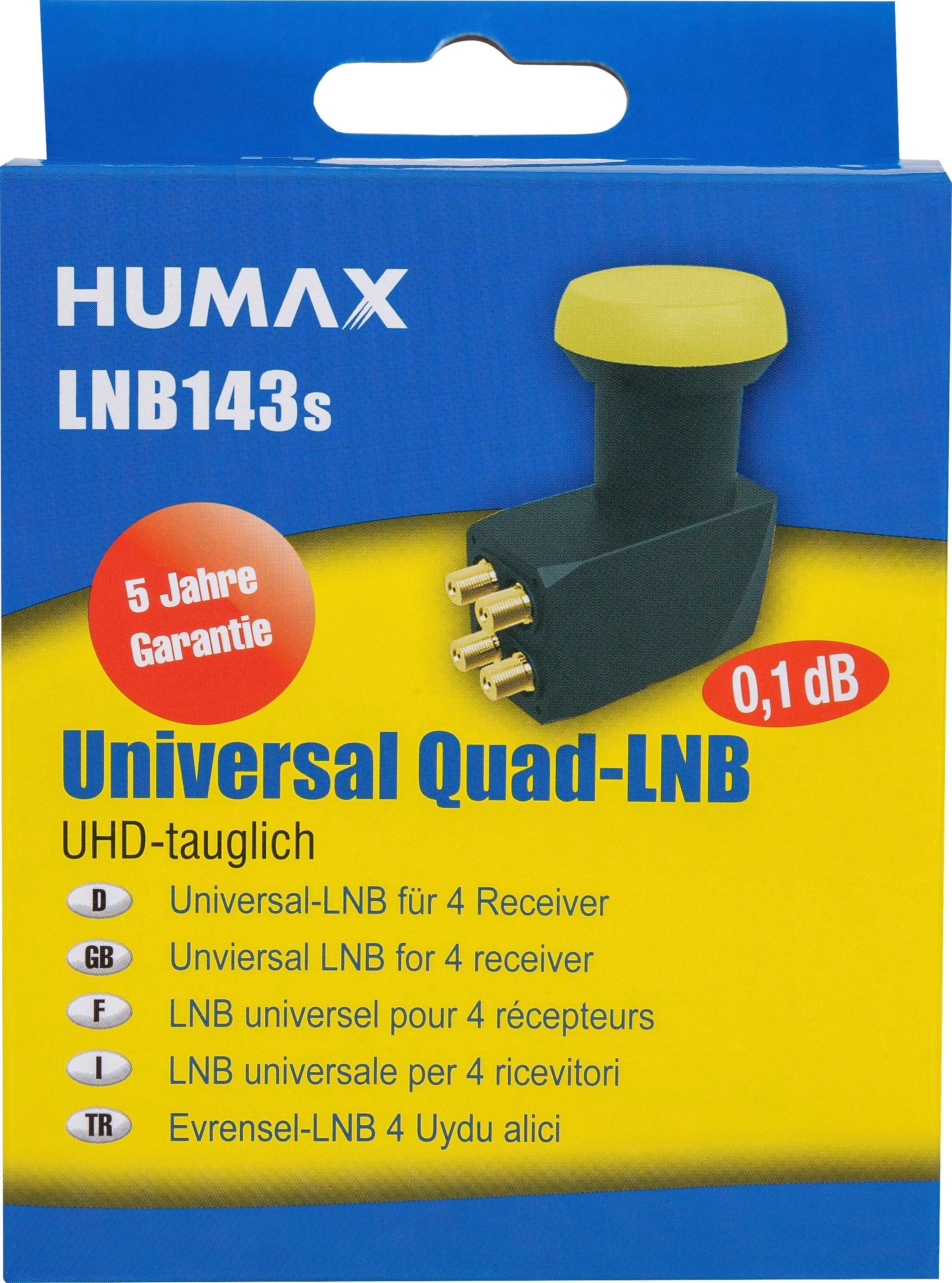 Humax SAT-Antenne »LNB 143s Gold Quattro Switch LNB«
