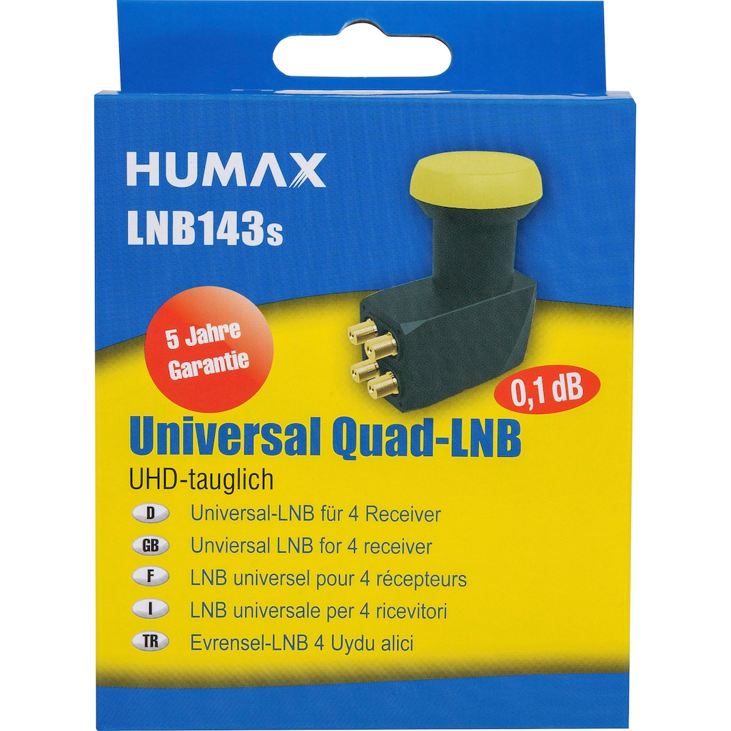 Humax SAT-Antenne »LNB 143s Gold Quattro Switch LNB«