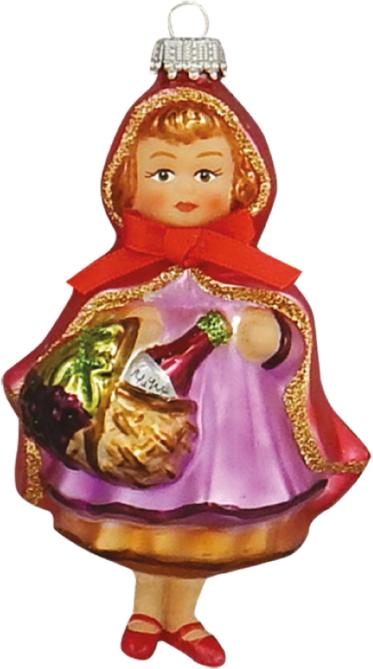 Krebs Glas Lauscha Christbaumschmuck »Rotkäppchen im Wald« Glas, 1 Stück