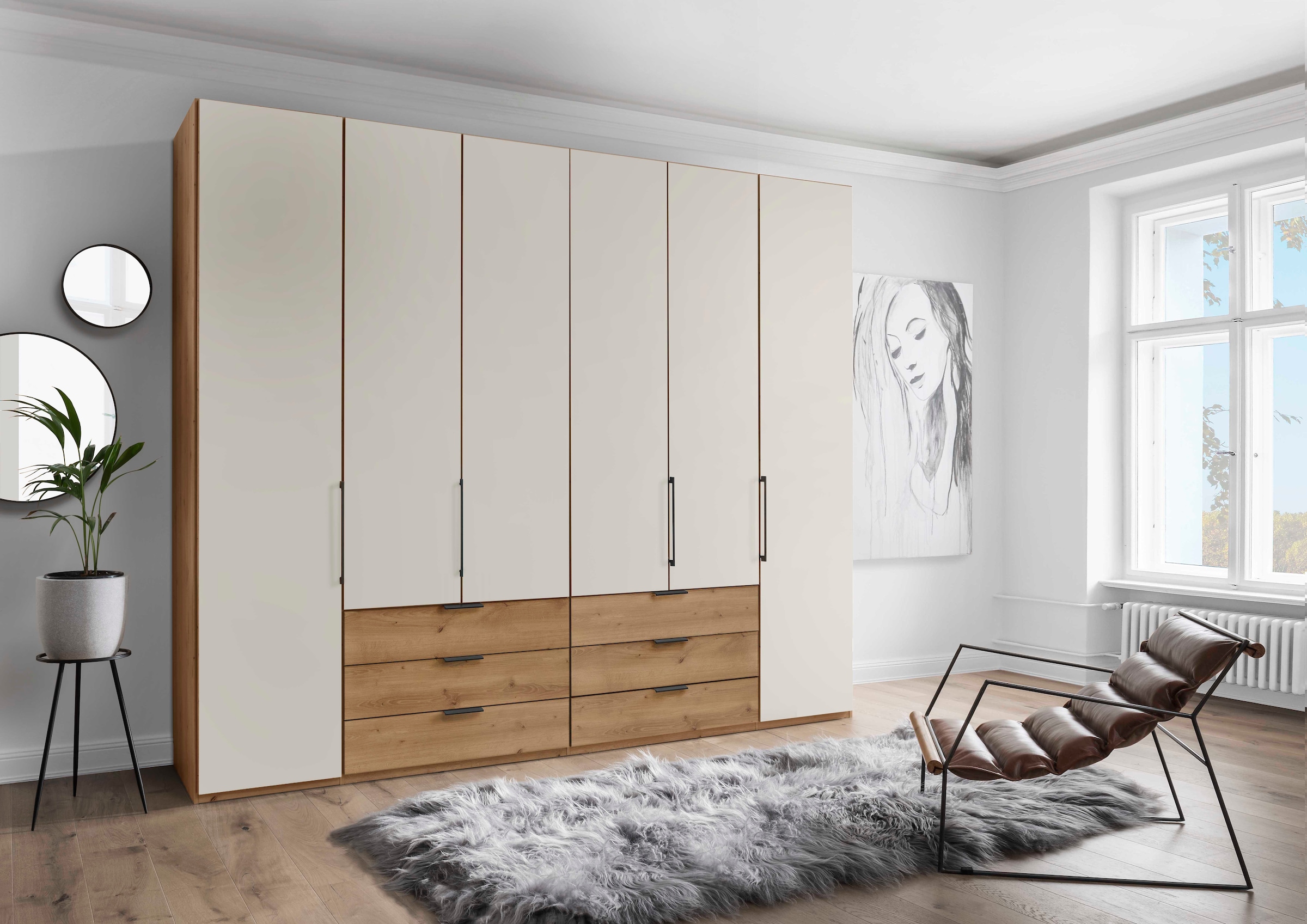 WIEMANN Kleiderschrank "Monaco" hochwertige Beschläge