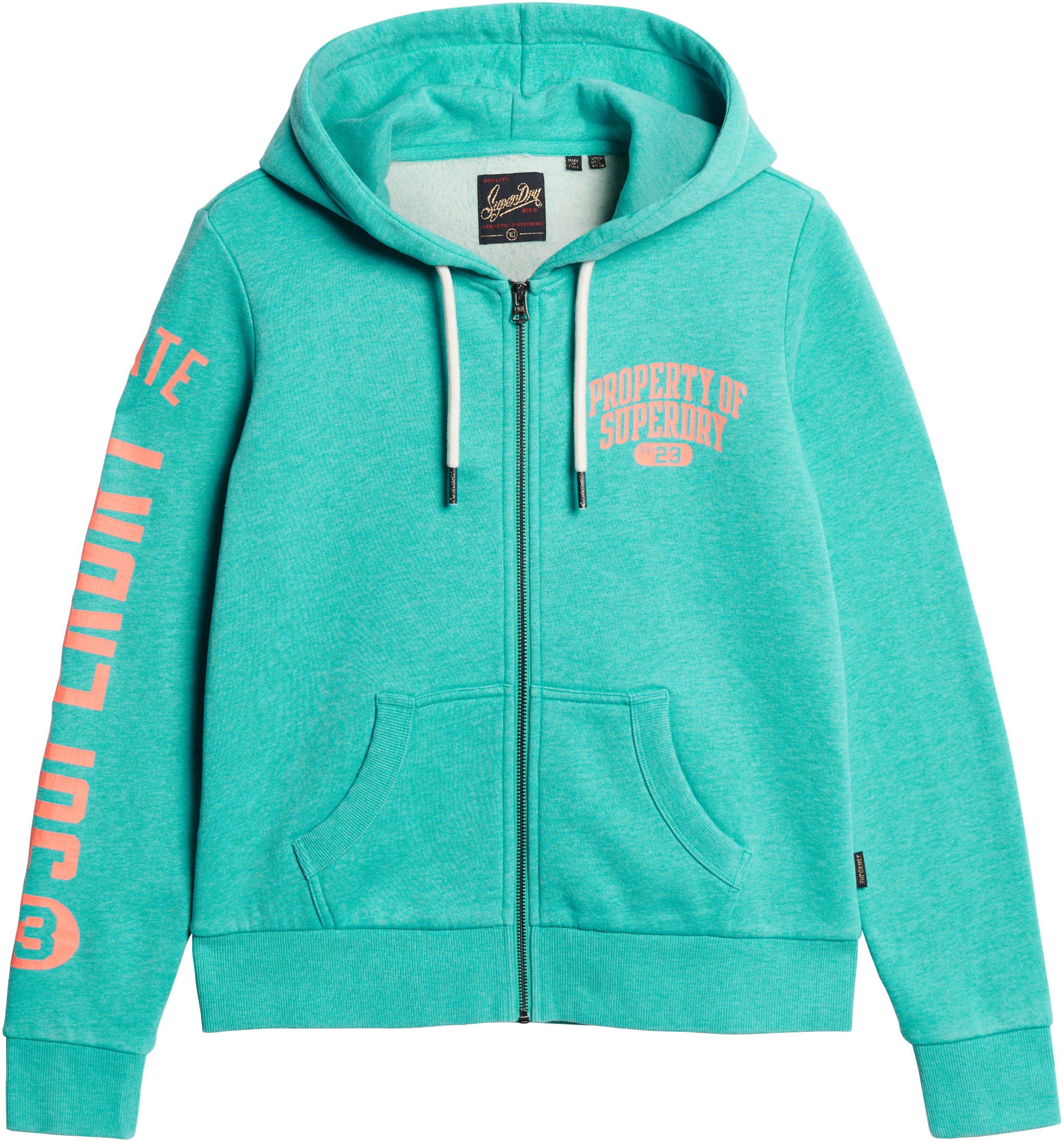 Superdry Kapuzensweatjacke »SUPER ATHLETIC GRAPHIC ZIPHOOD«