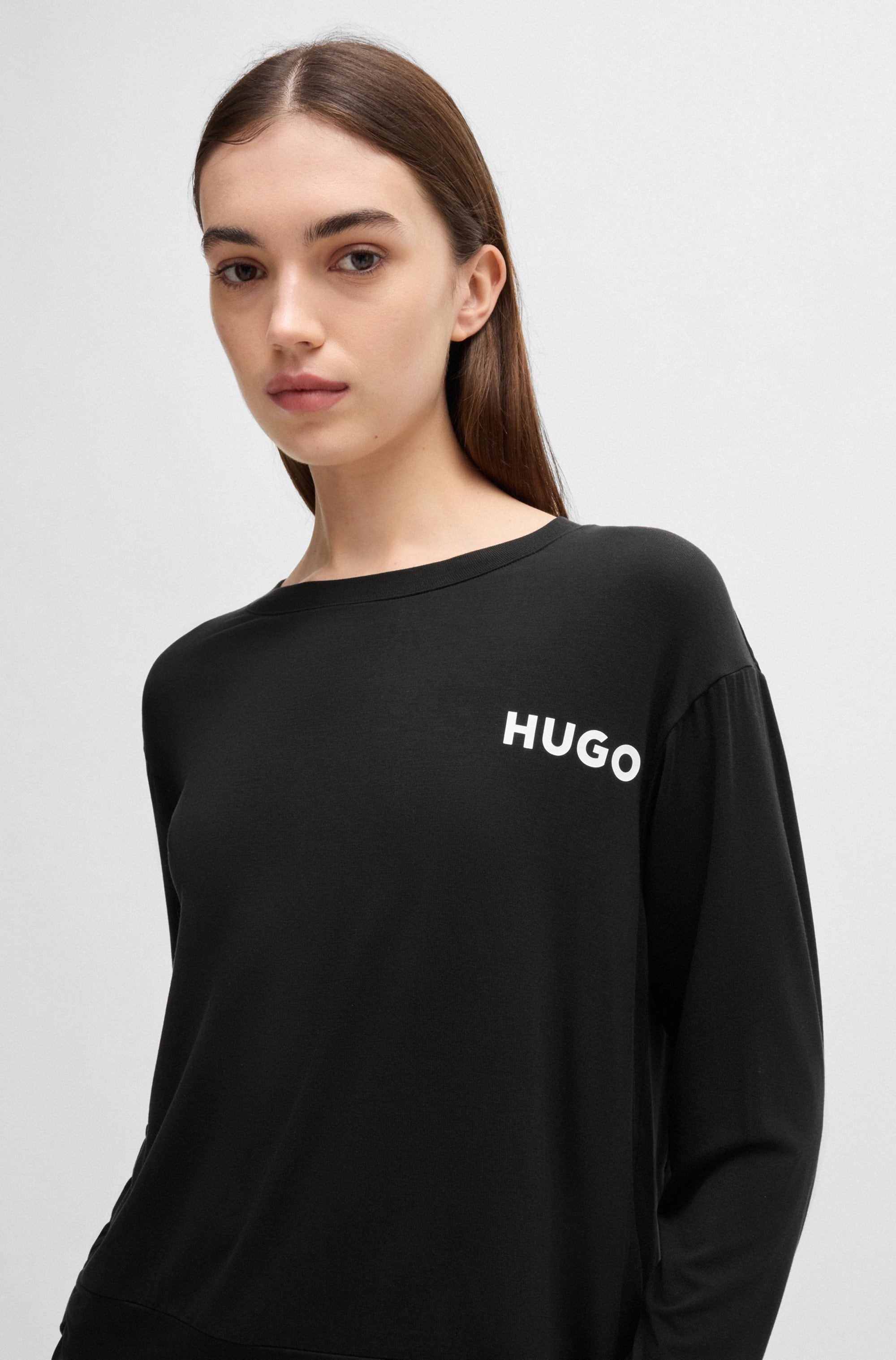 HUGO Underwear Langarmshirt »UNITE_LS-SHIRT«, mit Rundhalsausschnitt