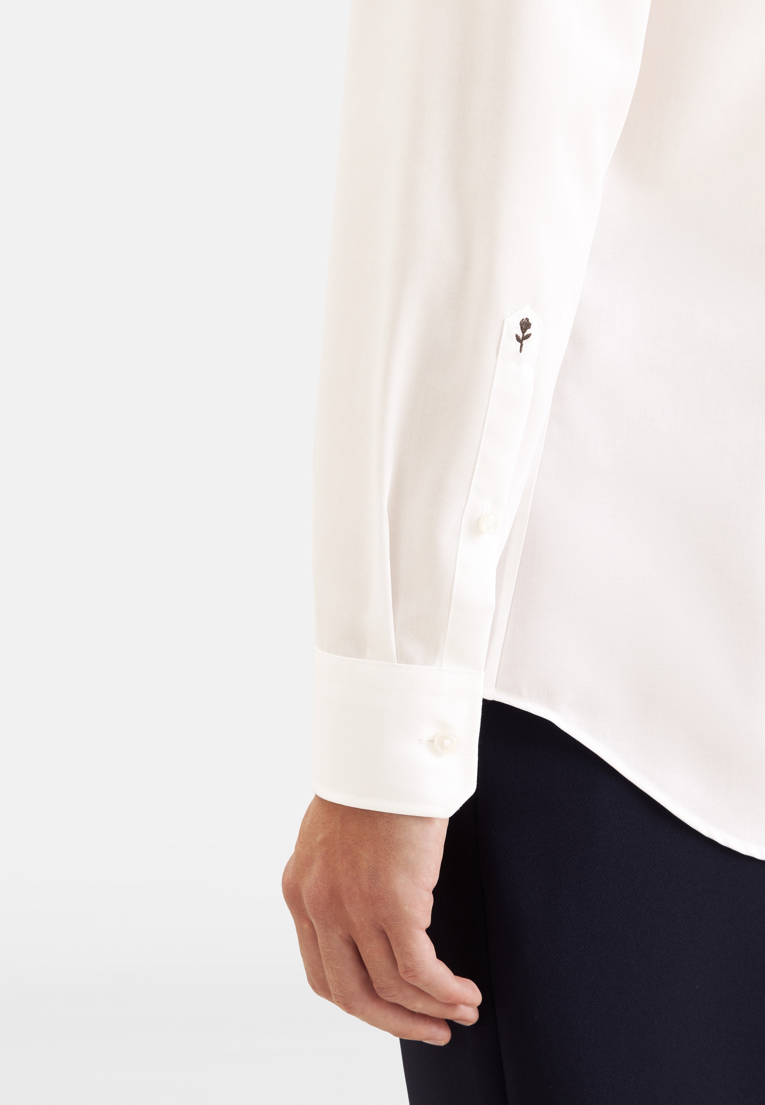 seidensticker Businesshemd »Schwarze Rose« Slim 1/1 Kentkragen Uni