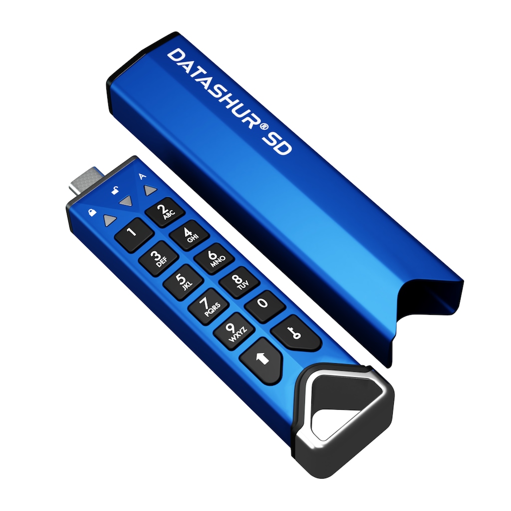 iStorage USB-Stick »datAshur SD«, (USB 3.2 Lesegeschwindigkeit 100 MB/s)