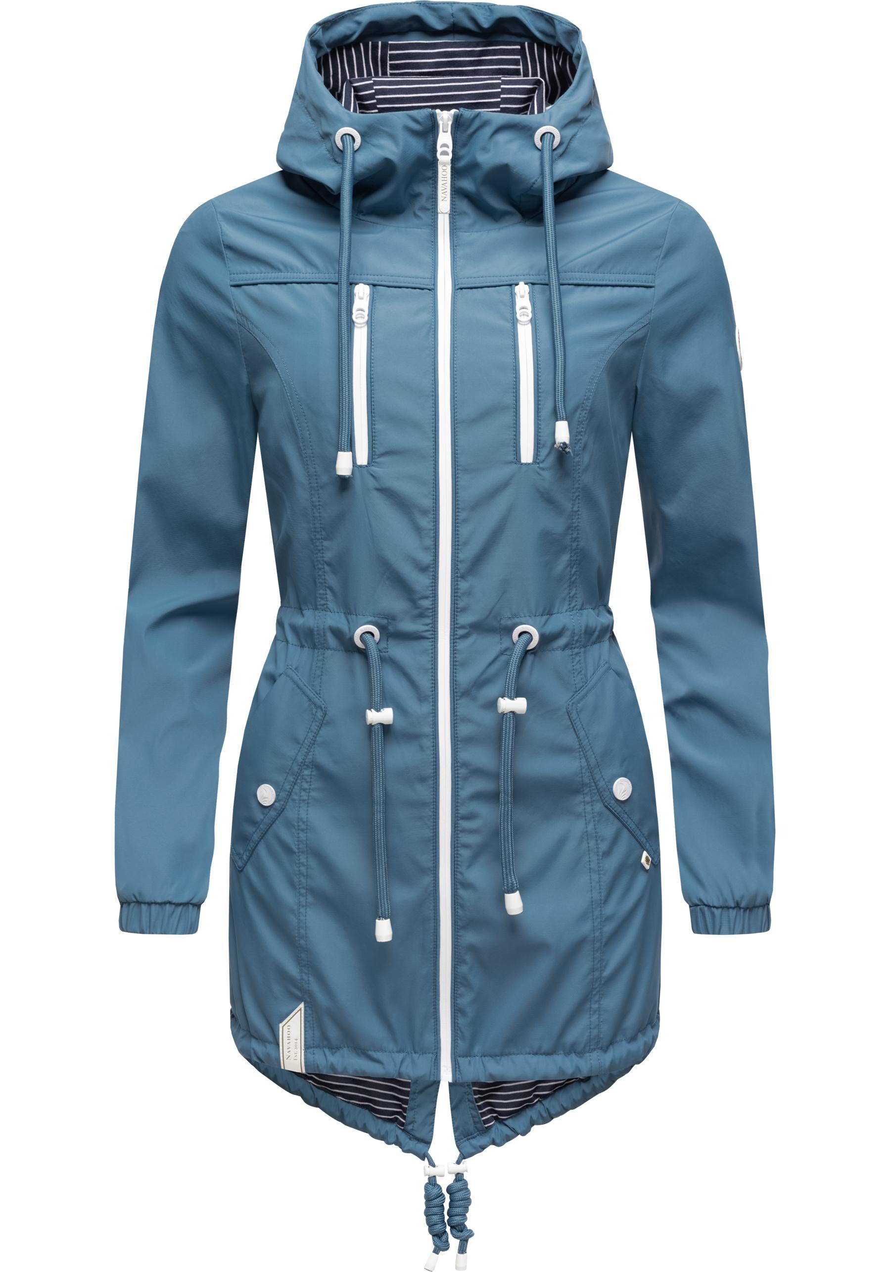 Navahoo Outdoorjacke »Mein Nachtsternchen«, mit Kapuze, modische Damen Outdoor Übergangsjacke mit Kapuze