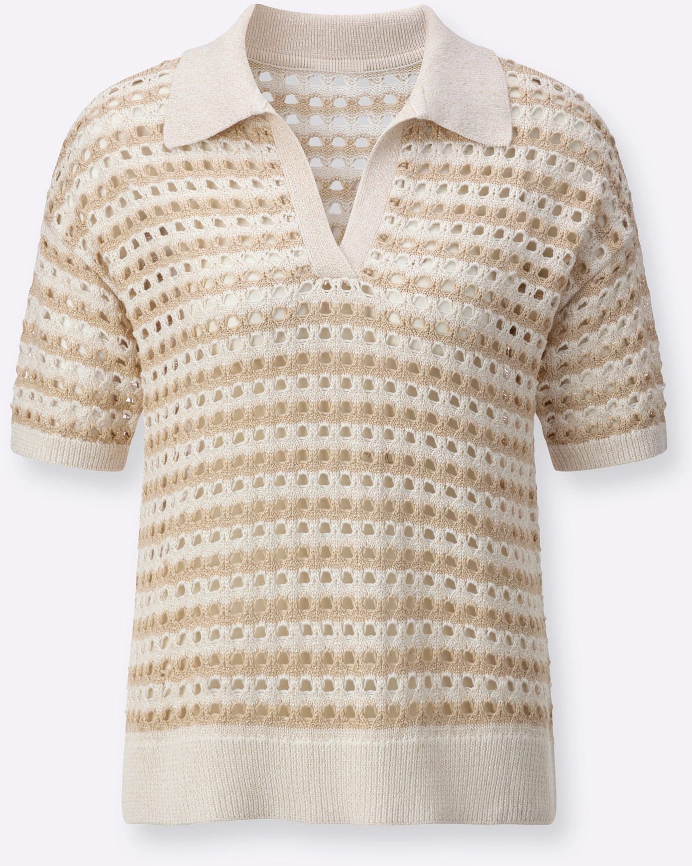 creation L Kurzarmpullover »Pullover«