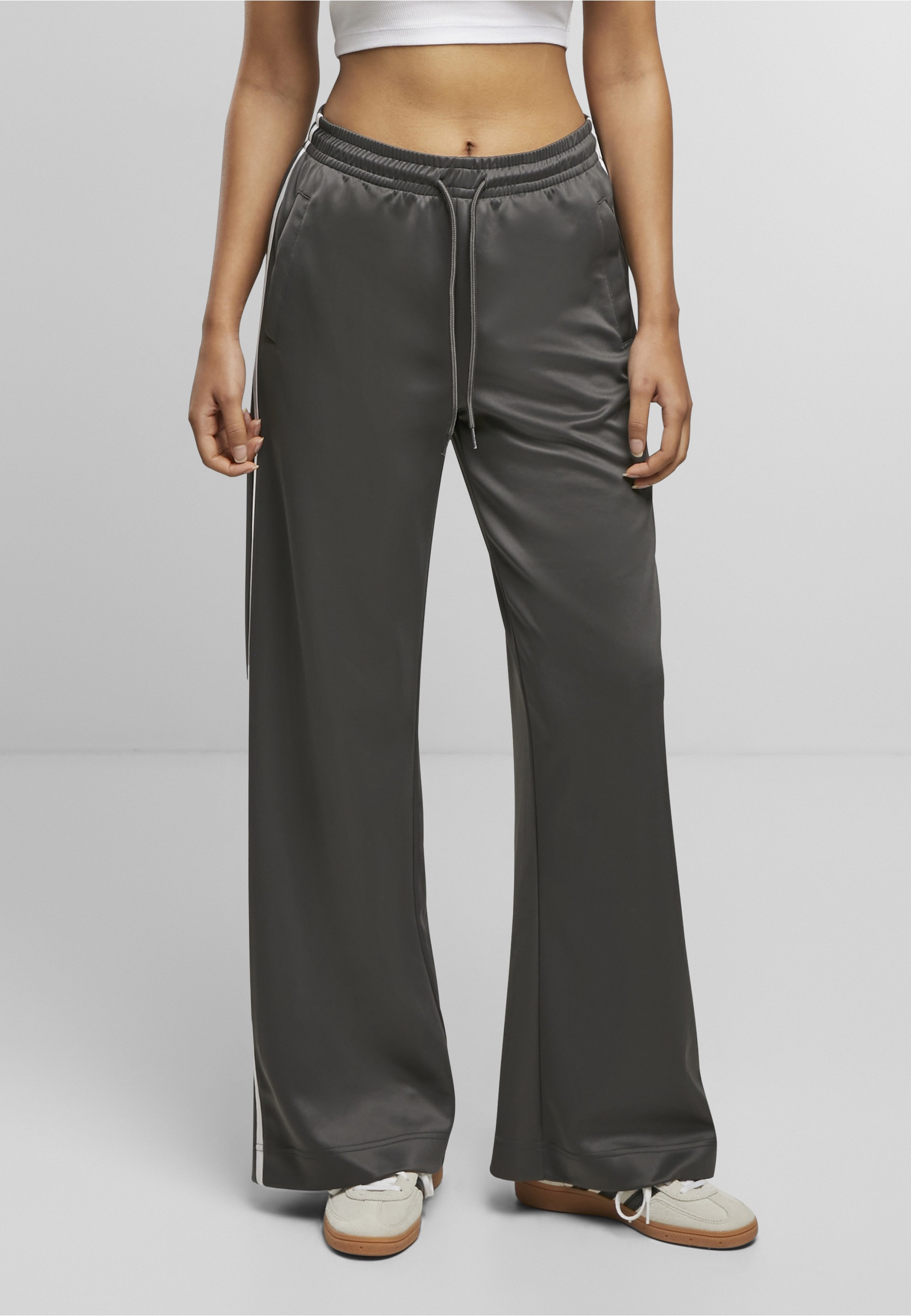 URBAN CLASSICS Jogginghose »Urban Classics Ladies Wide Leg Track Pants«