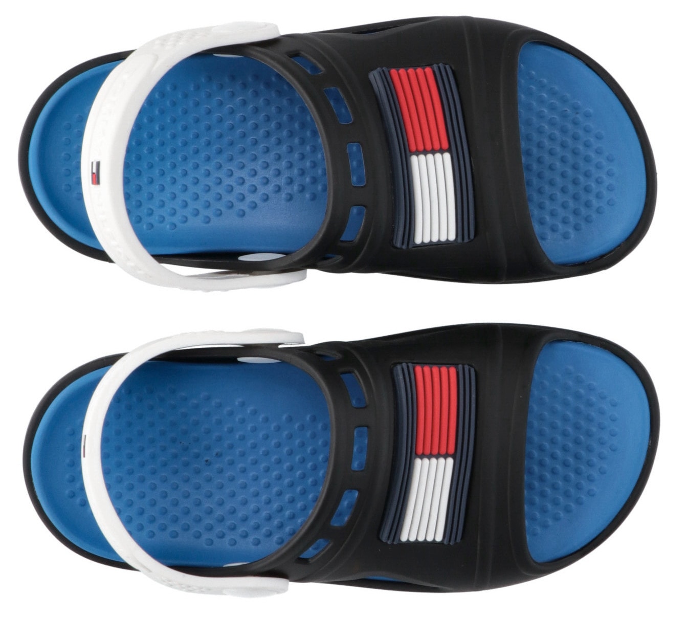 Tommy Hilfiger Badesandale »COMFY«, Sommerschuh, Poolslides, Barfußschuh, mit großem Markenlogo