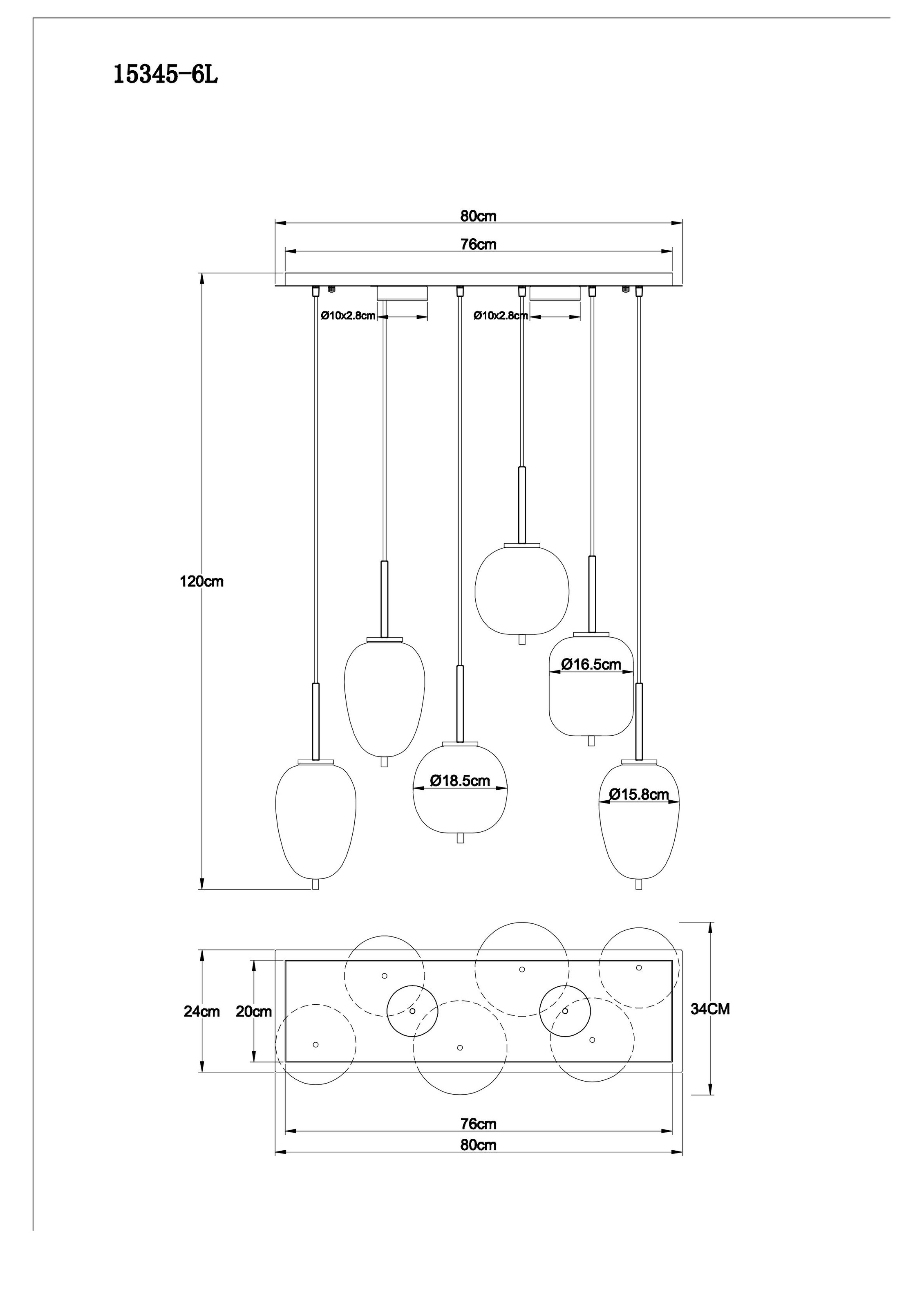 GLOBO LIGHTING Hängeleuchte »BLACKY« E14 1 Stk. Hängelampe/Pendelleuchte/Glas rauchfarben/unterschiedliche Gläser