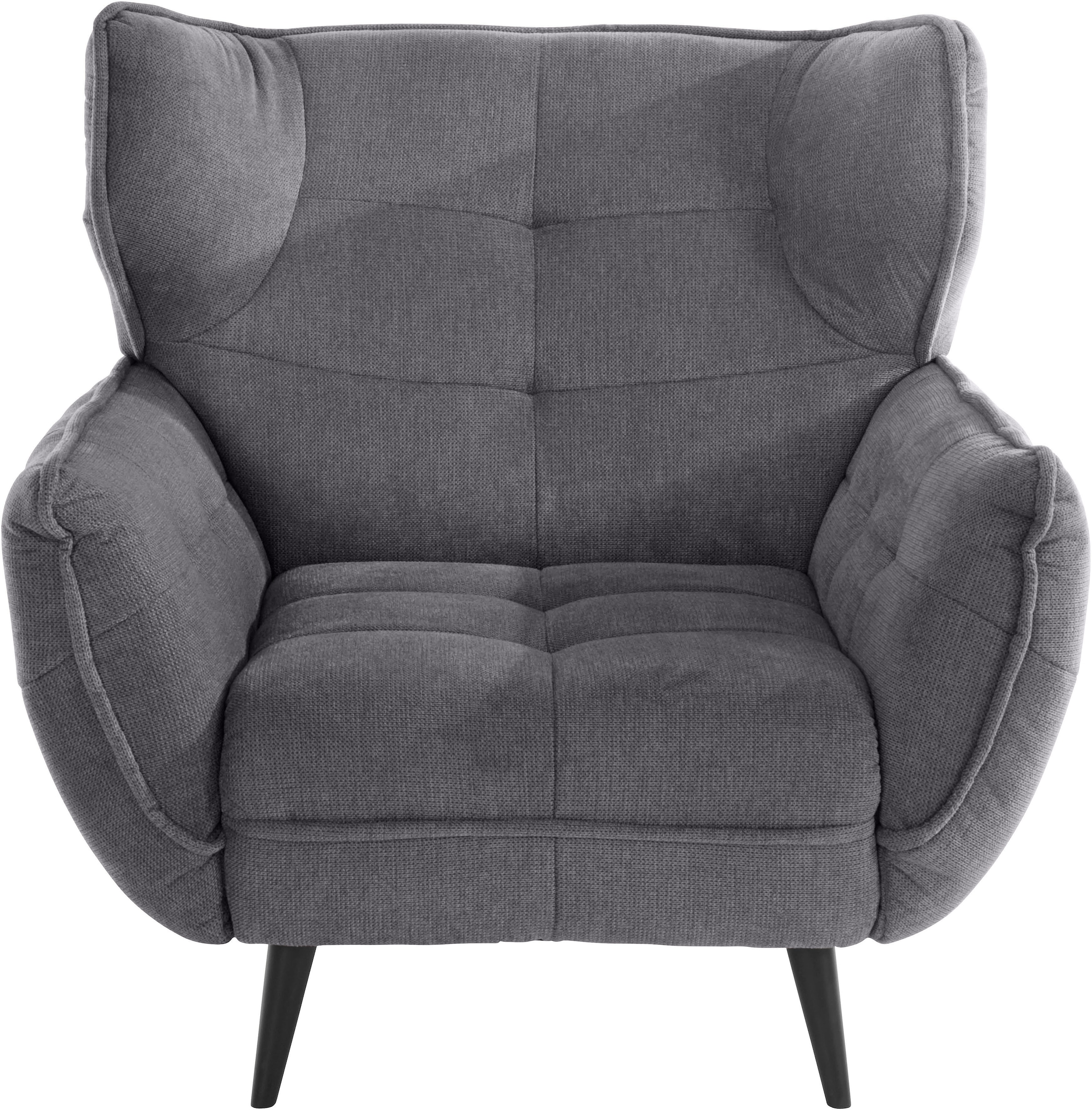 Leonique Sessel "Ariana", Stylischer Hochlehner bzw. Ohrensessel günstig online kaufen