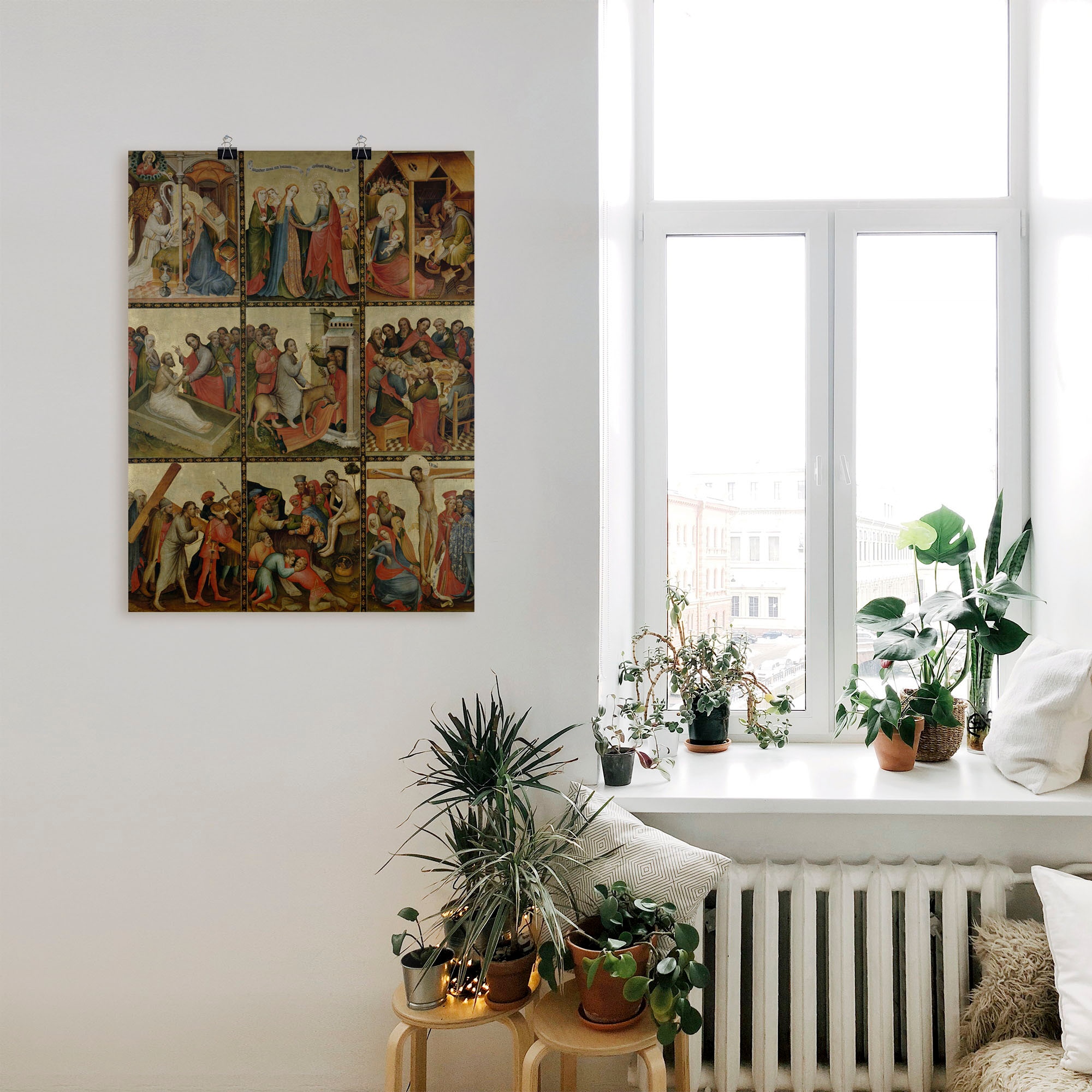 Artland Kunstdruck »Goldene Tafel. Außenflügel II« Religion 1 Stk. tlg. ohne Rahmen