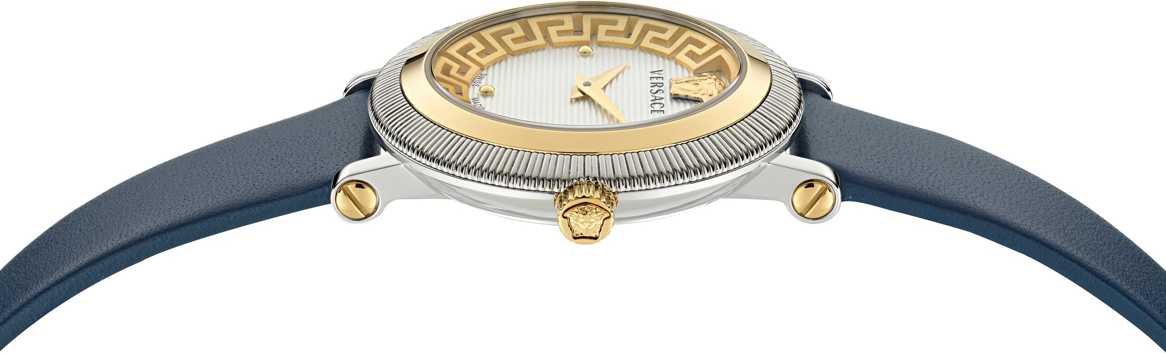 Versace Quarzuhr »GRECA FLOURISH«, Armbanduhr, Damenuhr, Saphirglas, Swiss Made, analog
