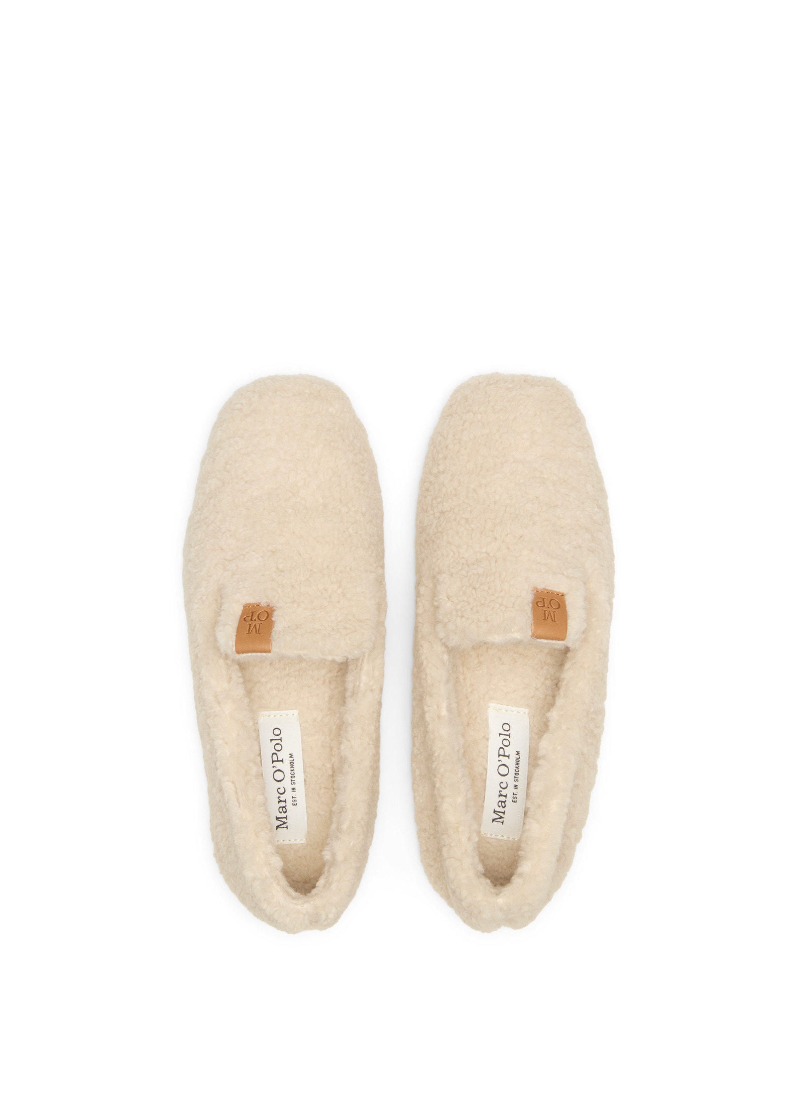 Marc O'Polo Hausschuh »aus Baumwoll-Teddyfell«