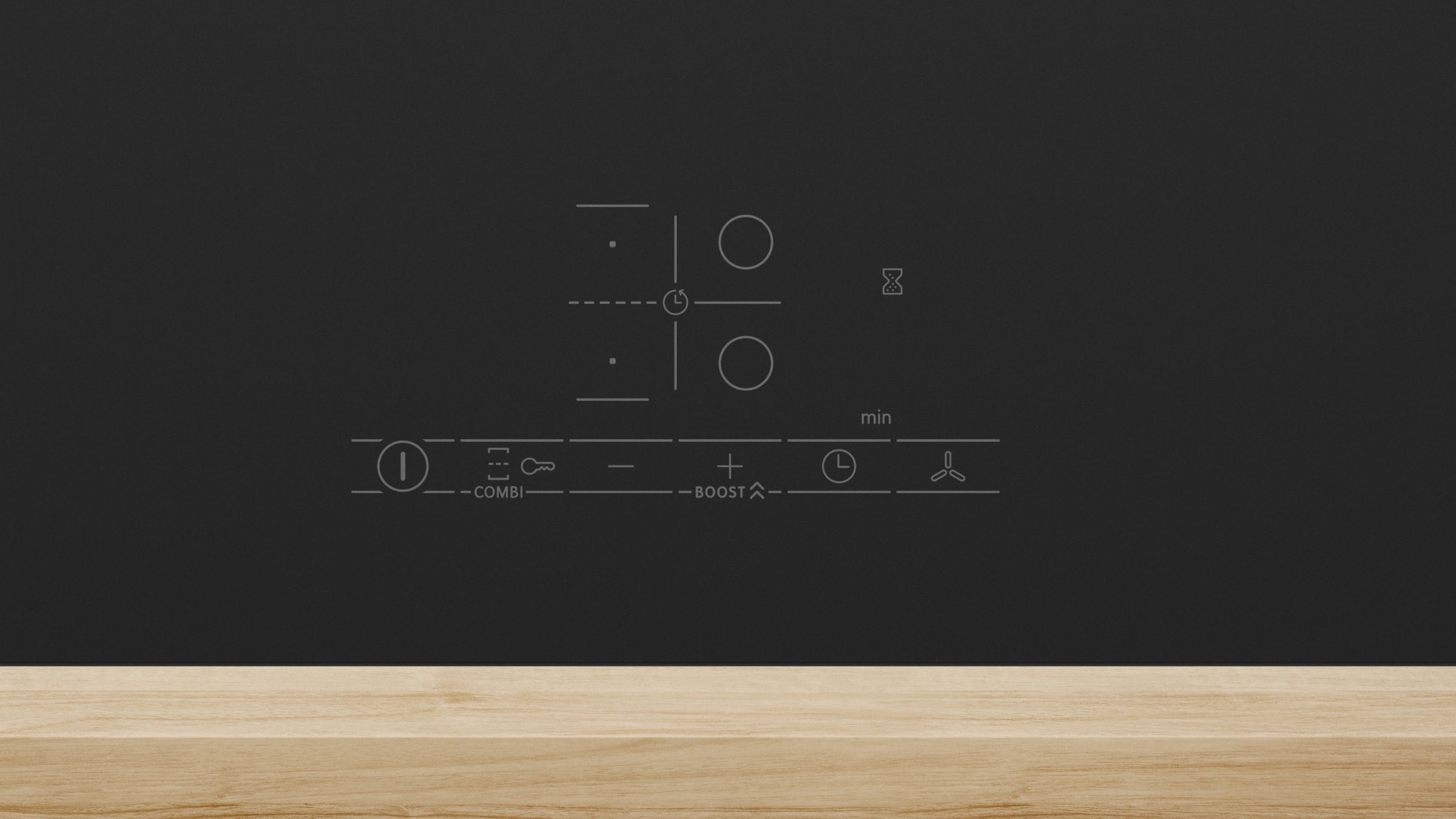 BOSCH Kochfeld mit Dunstabzug »PVS81AB16E«