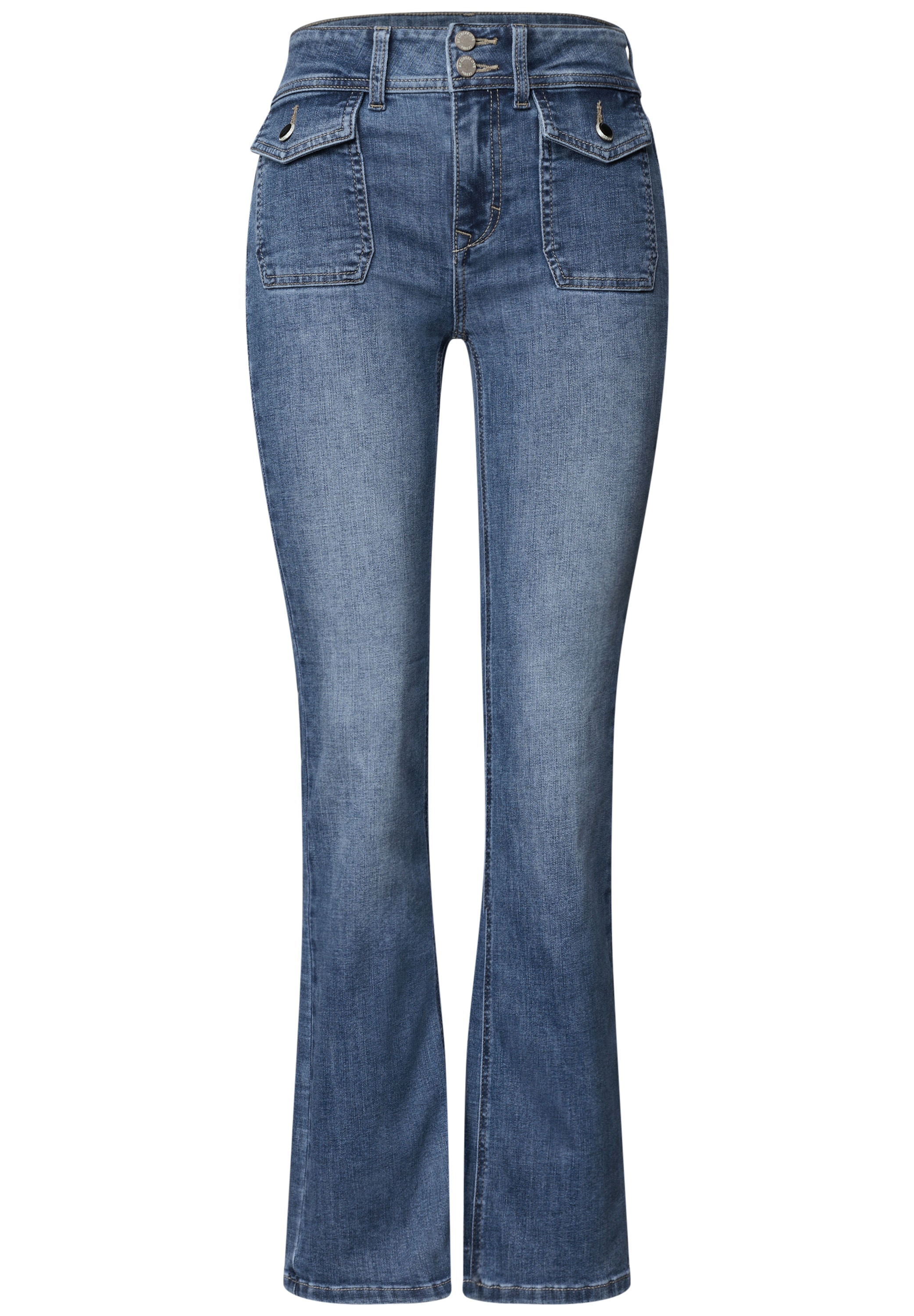 STREET ONE Slim-fit-Jeans High Waist