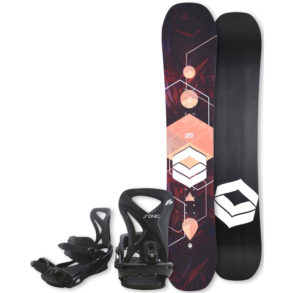 F2 Snowboard »FTWO Gipsy woman peach«, (Set, 2er-Pack)