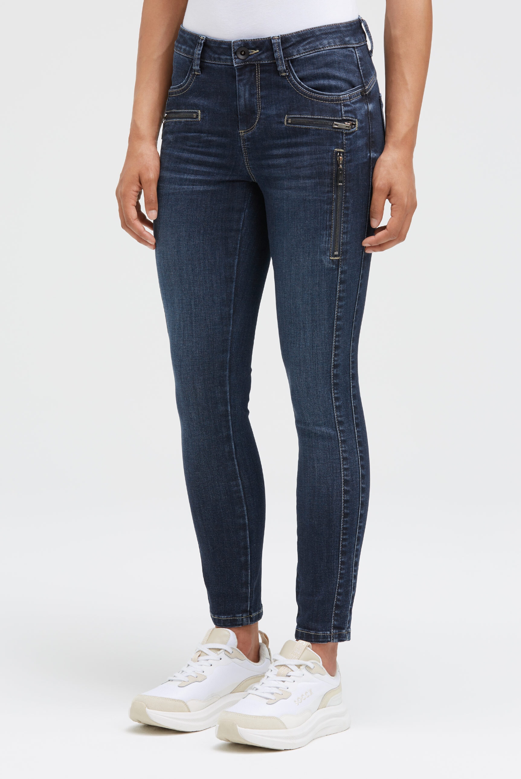 SOCCX Slim-fit-Jeans mit normaler Leibhöhe günstig online kaufen