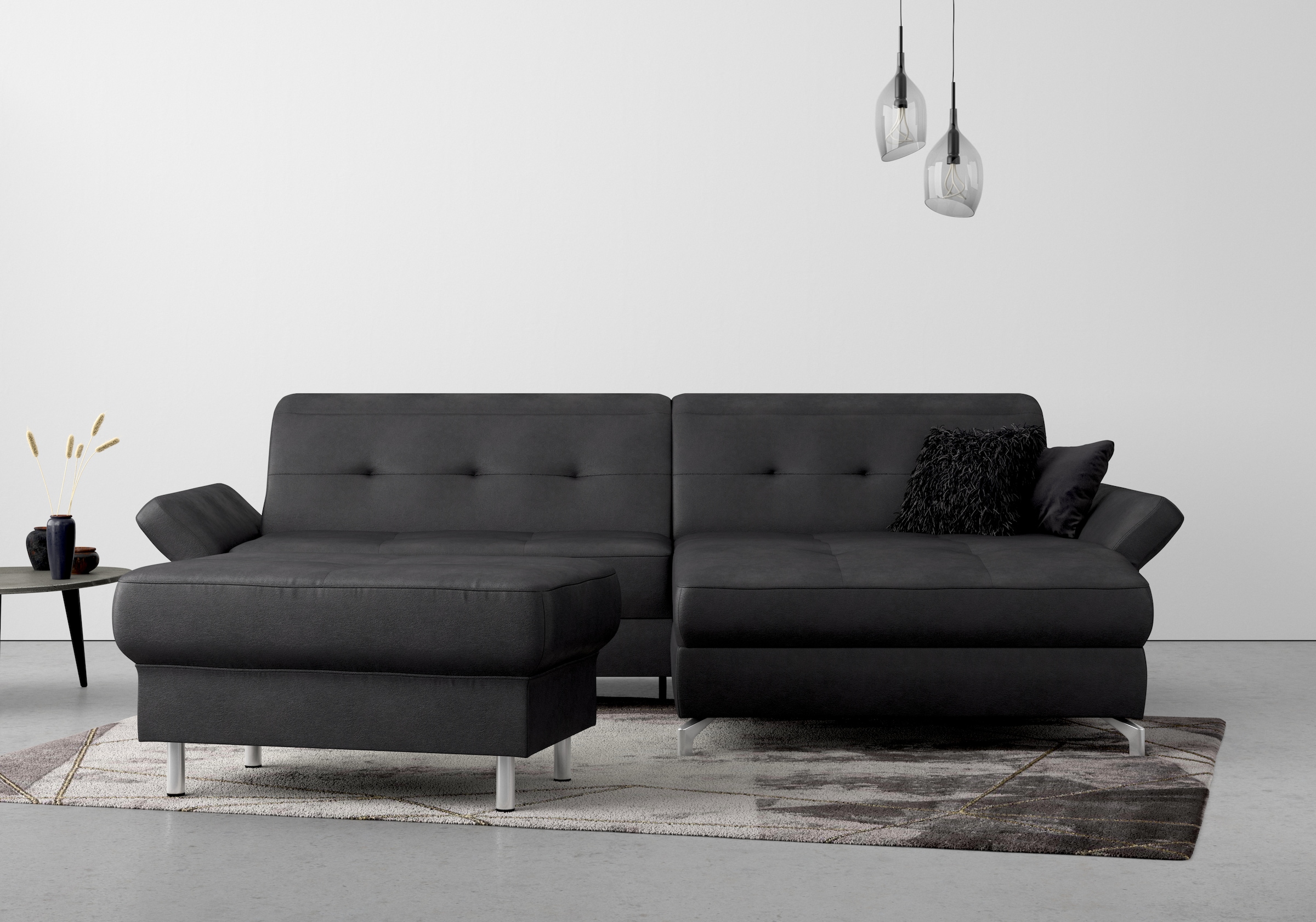 Home affaire Polsterhocker "Maredo" Federkern-Polsterung, passend zur "Mare günstig online kaufen