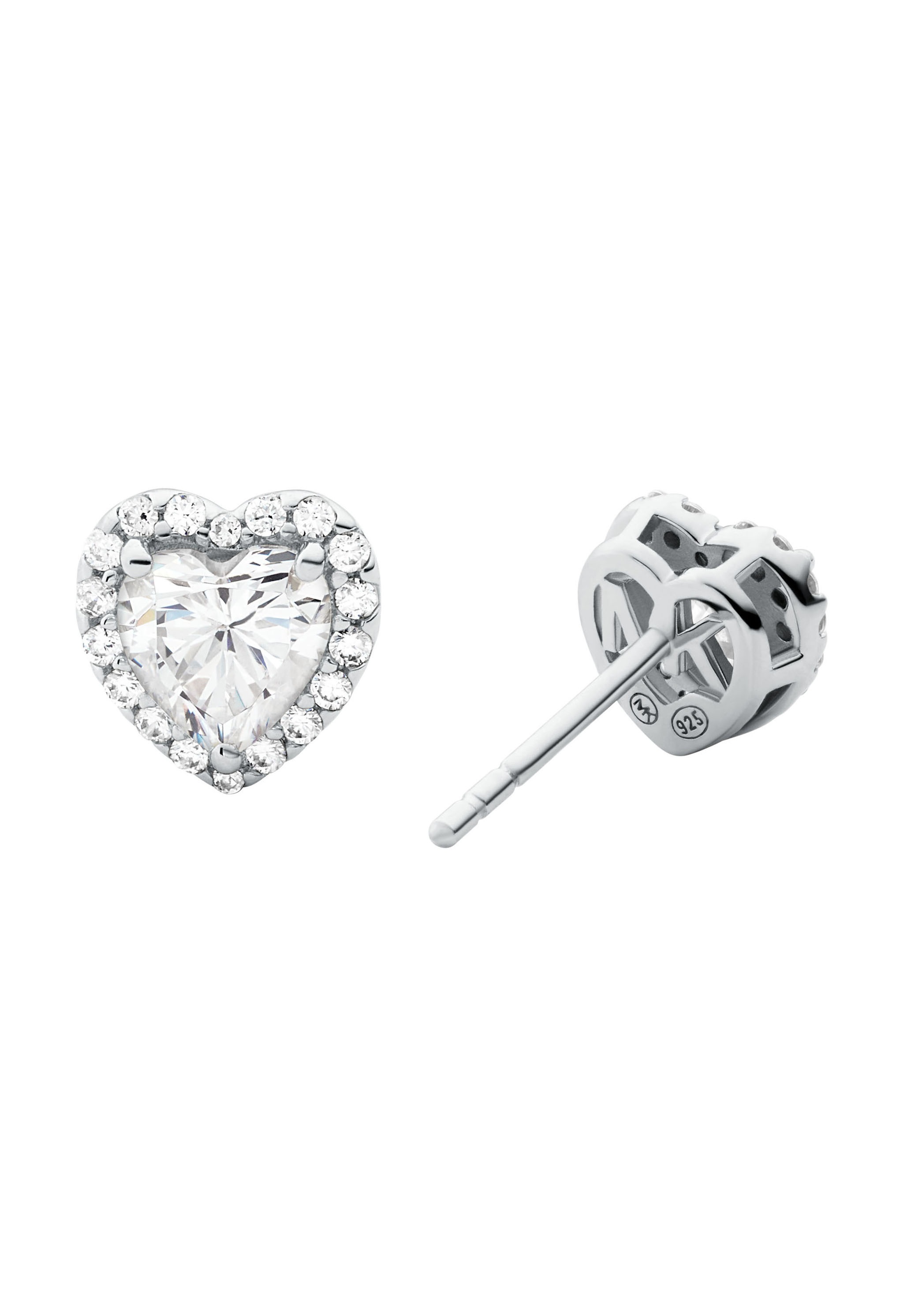 MICHAEL KORS Paar Ohrstecker »Herzen, PREMIUM, MKC1519BG791«, mit Glasstein